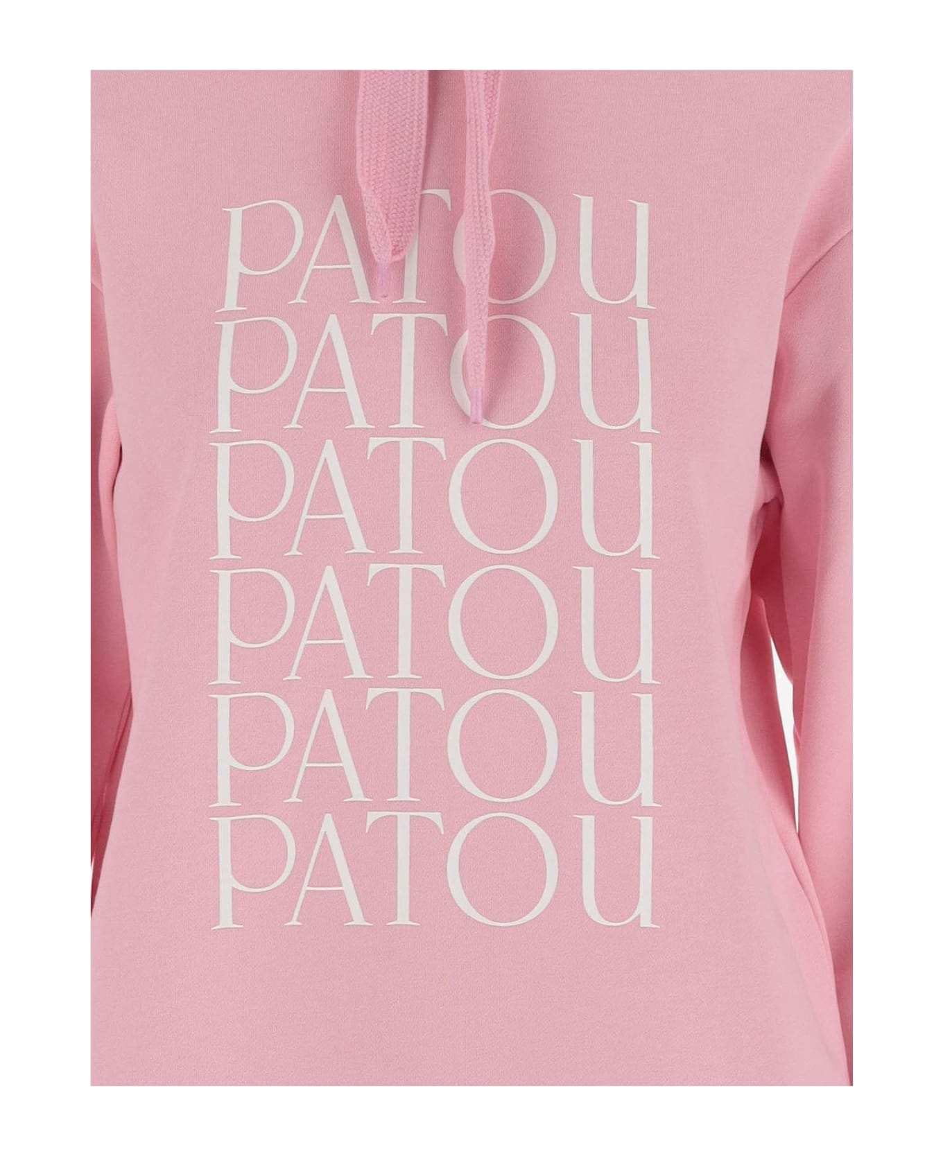 Patou Cotton Sweatshirt With Logo - Pink