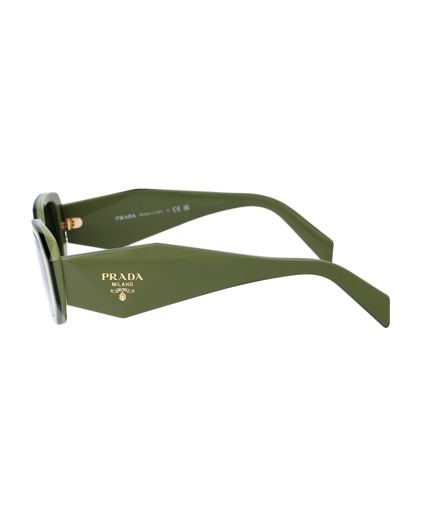 Prada Eyewear 0pr 17ws Sunglasses - 13N5S0 Sage/Black