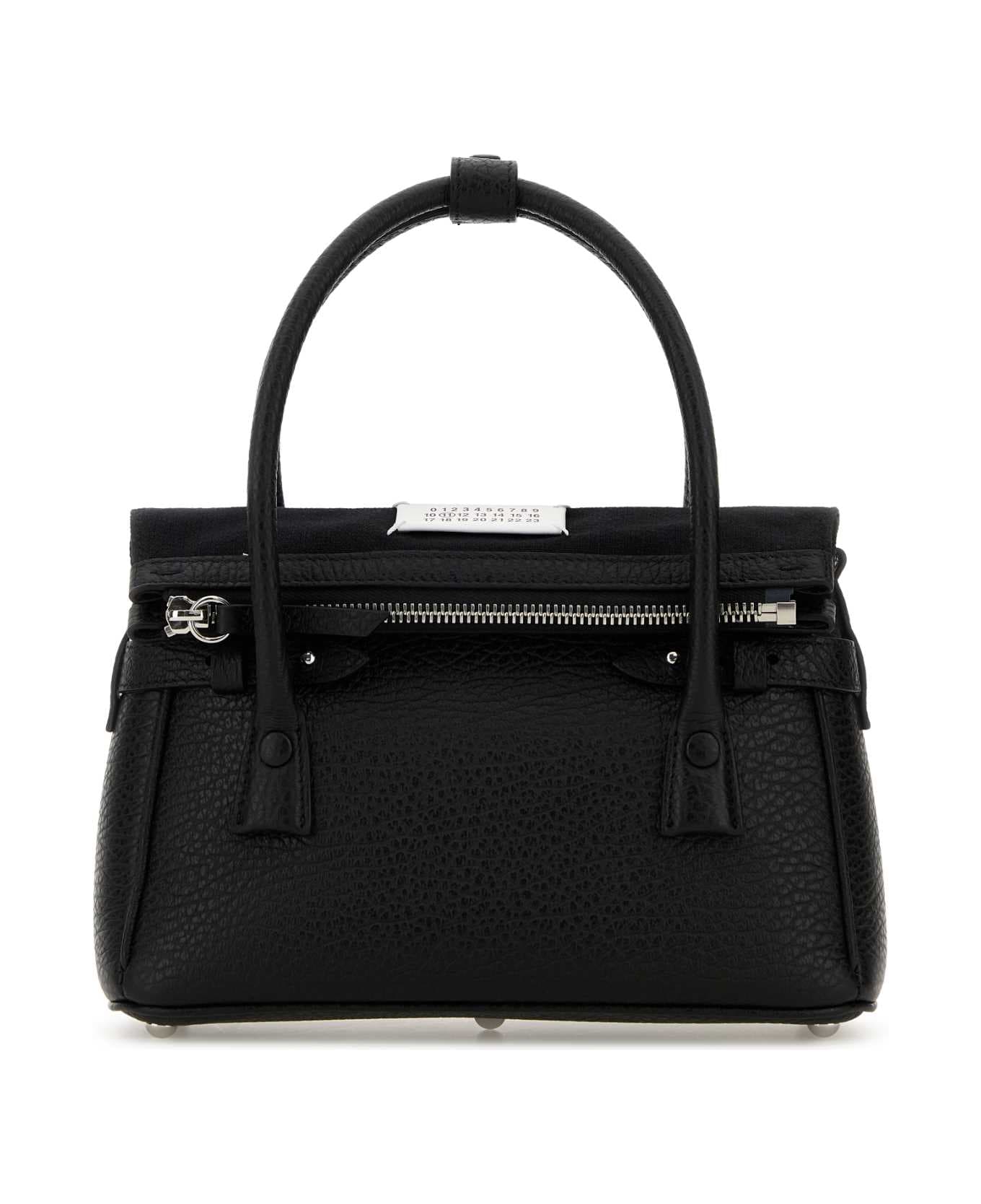 Maison Margiela Black Leather Handbag - BLACK