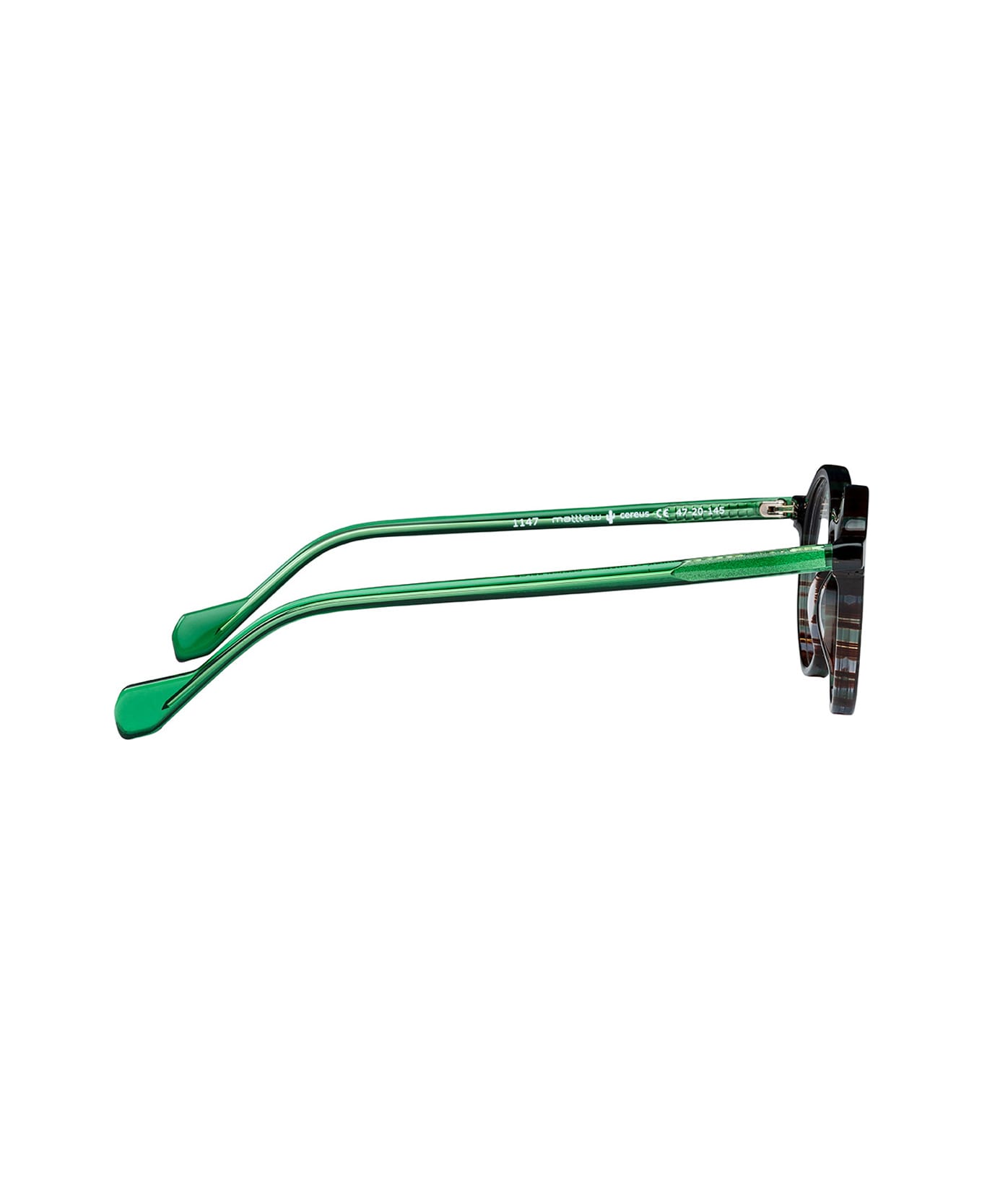 Matttew Cereus 1147 Verde Cristallo Nero Glasses - Verde