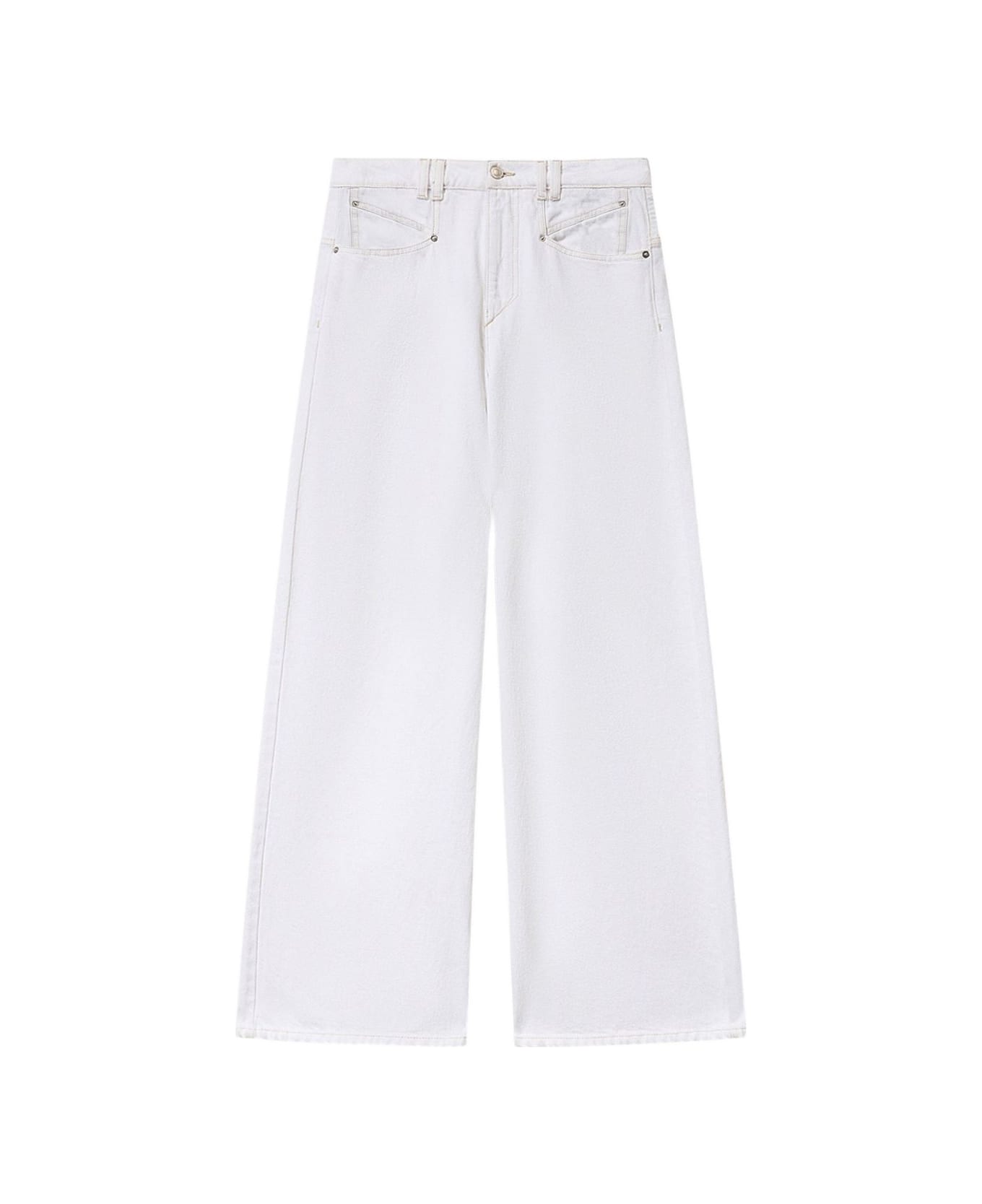 Isabel Marant Lemony Denim Jeans - White