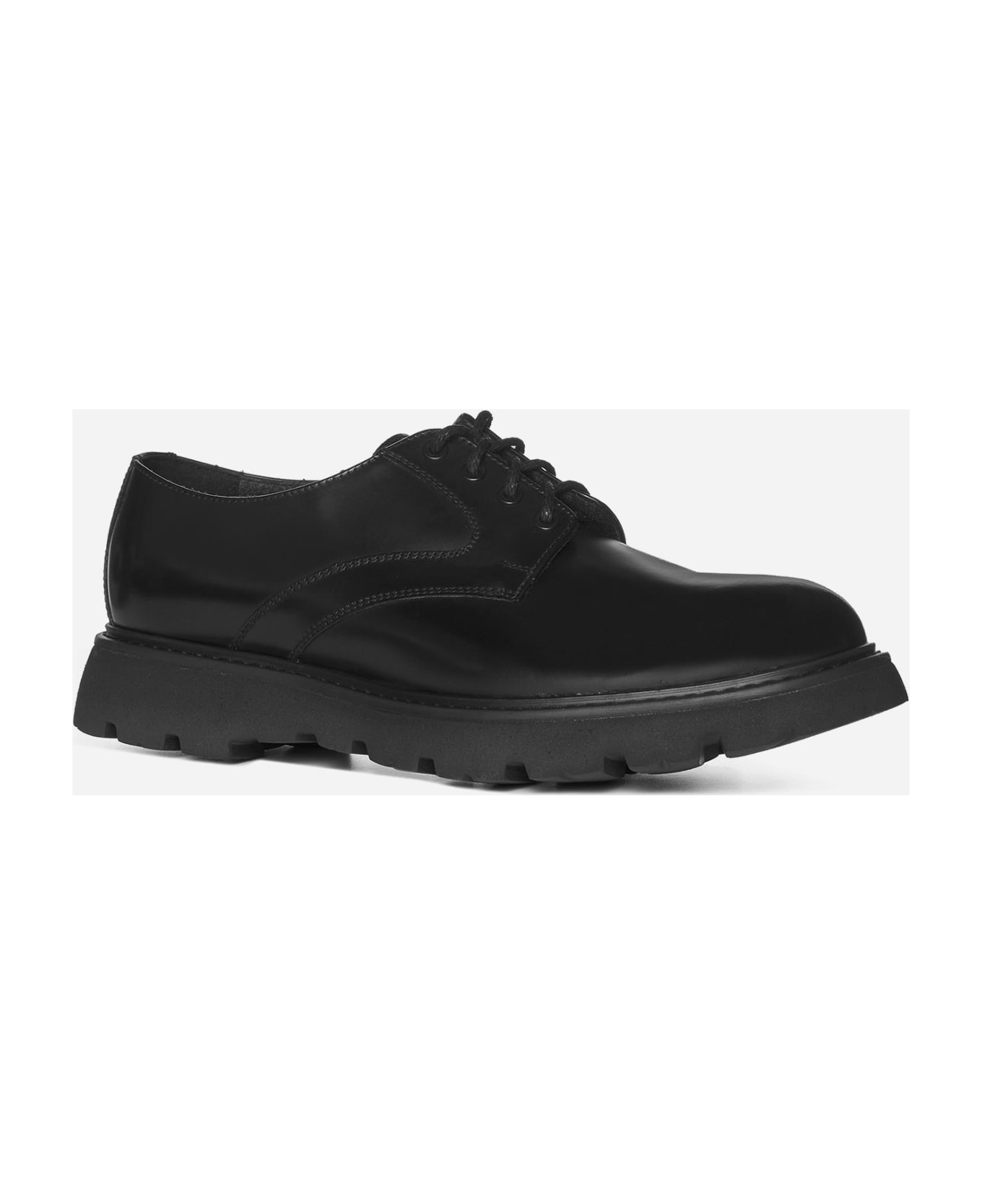 Doucal's Leather Derby Shoes - Nero