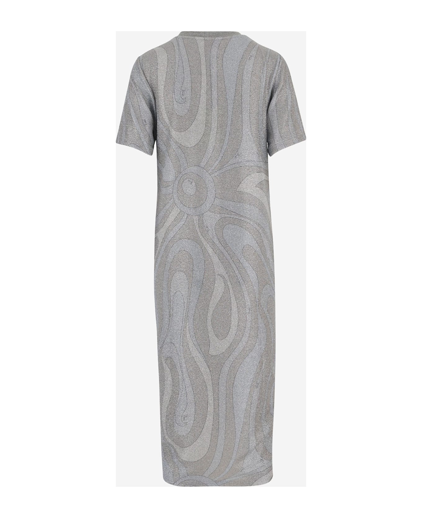 Pucci Stretch Nylon Dress With Abstract Print - Red