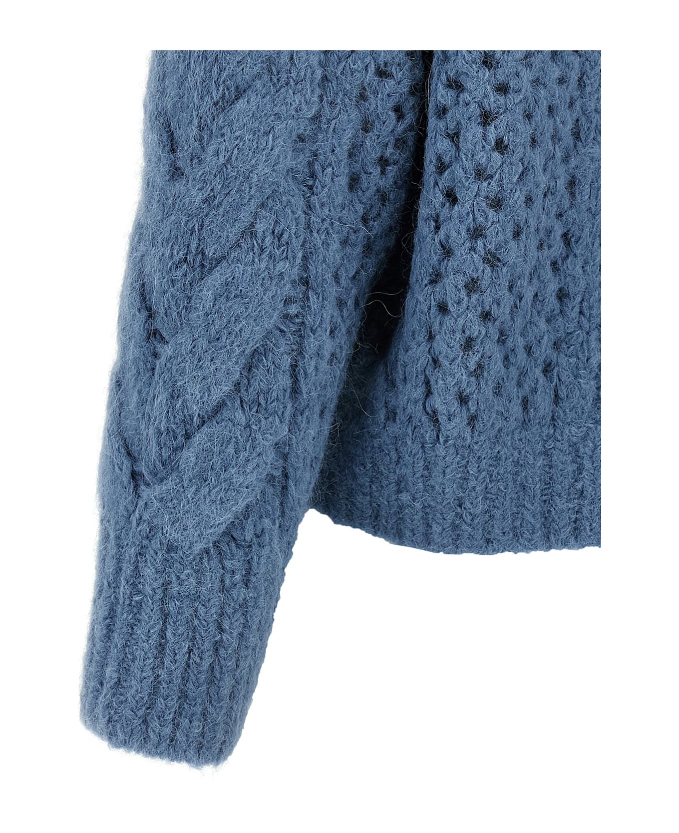 Brunello Cucinelli Worked Sweater - Light Blue