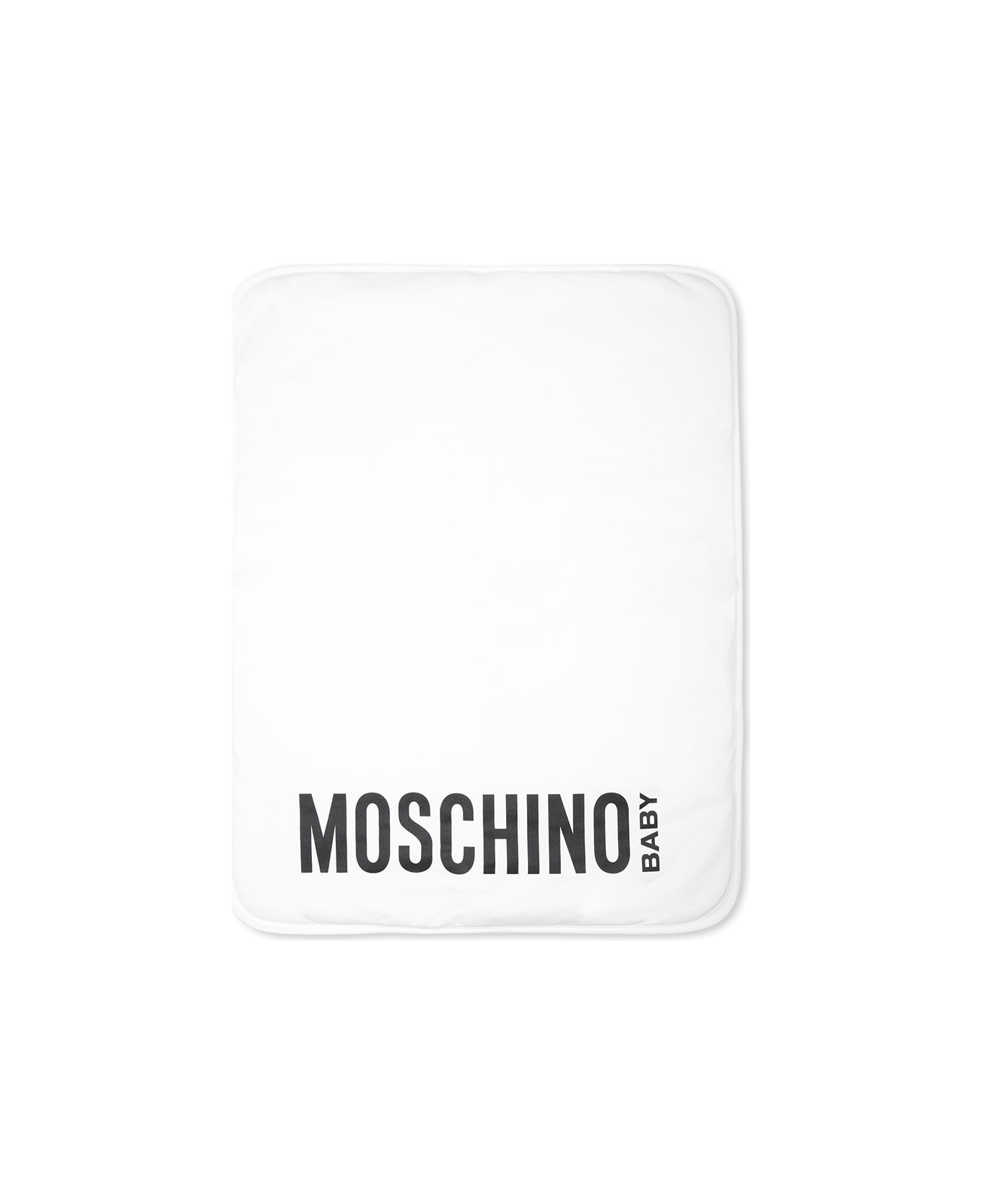Moschino Ivory Changing Bag For Babykids With Teddy Bear - Ivory
