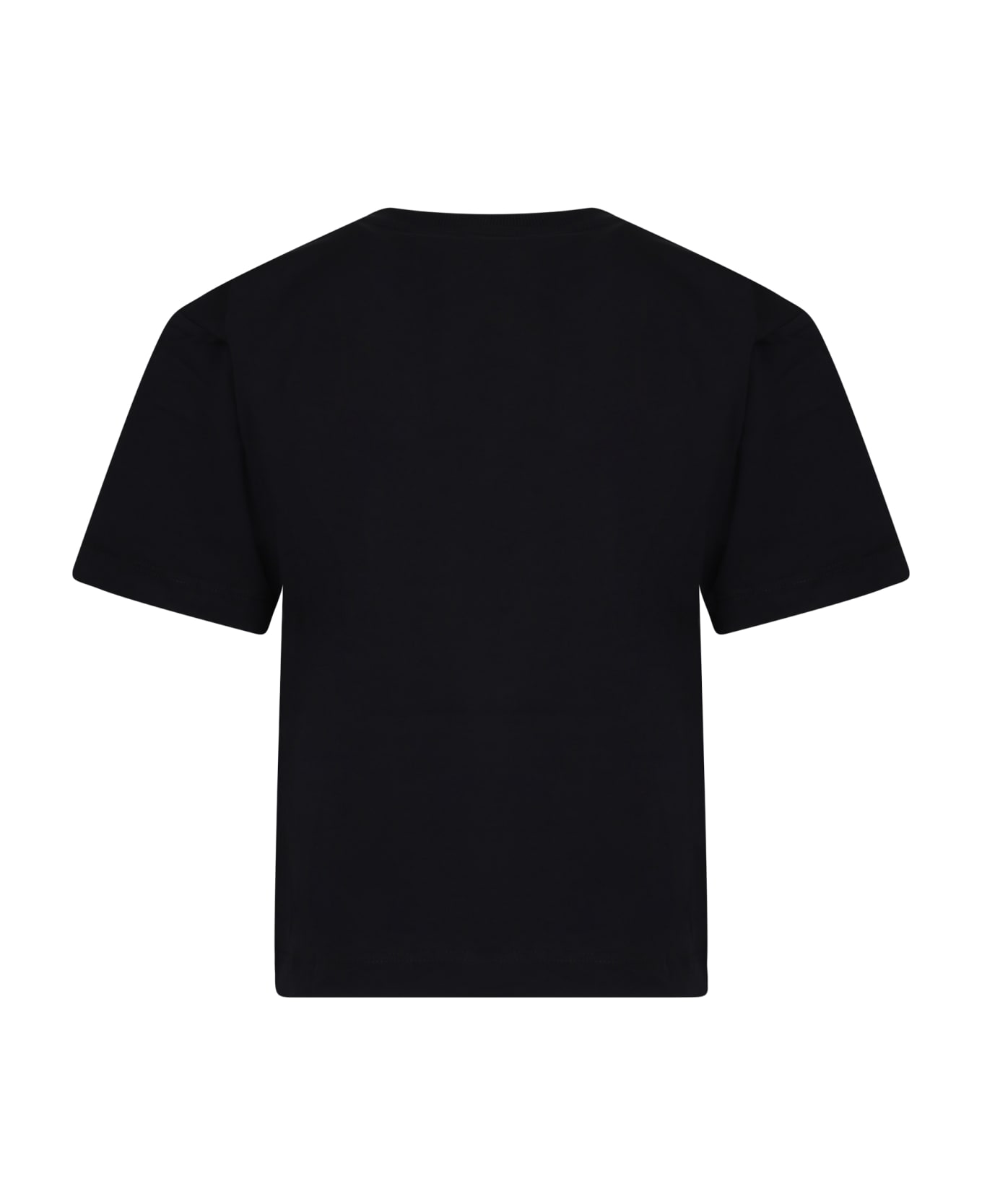 Moschino Black T-shirt For Boy With Teddy Bear - Black