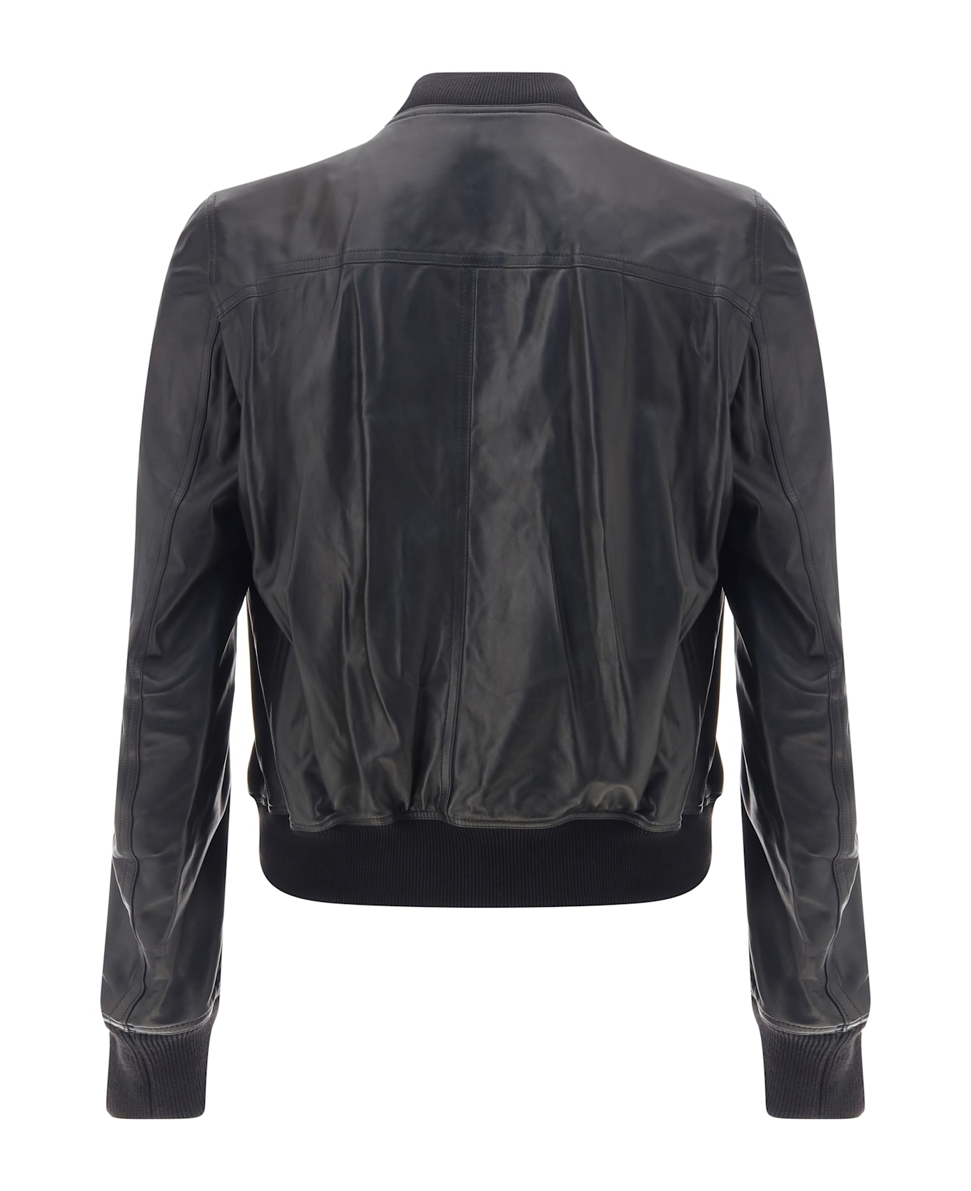 Rick Owens Bauhaus Flight Leather Jacket