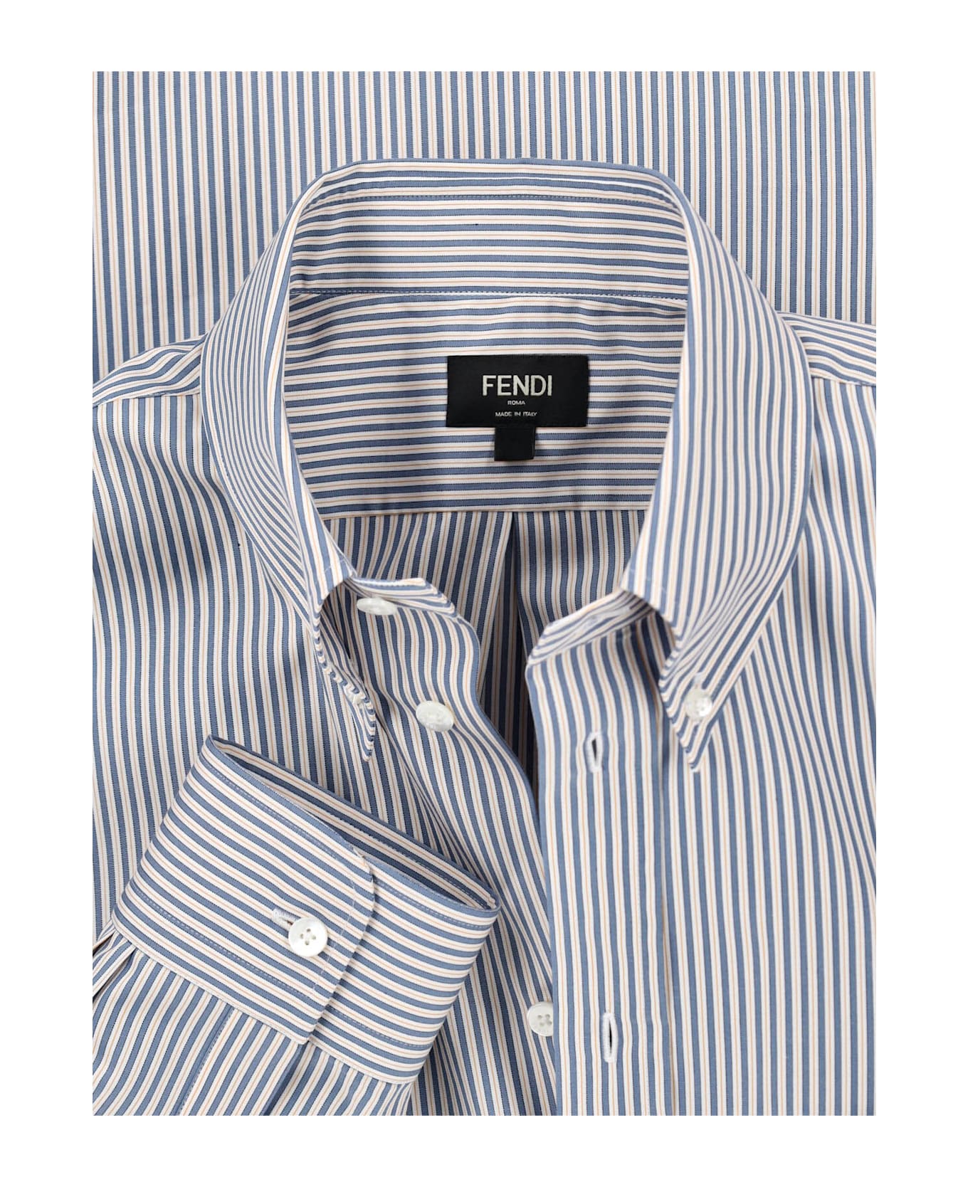 Fendi Button-down Shirt - Light Blue