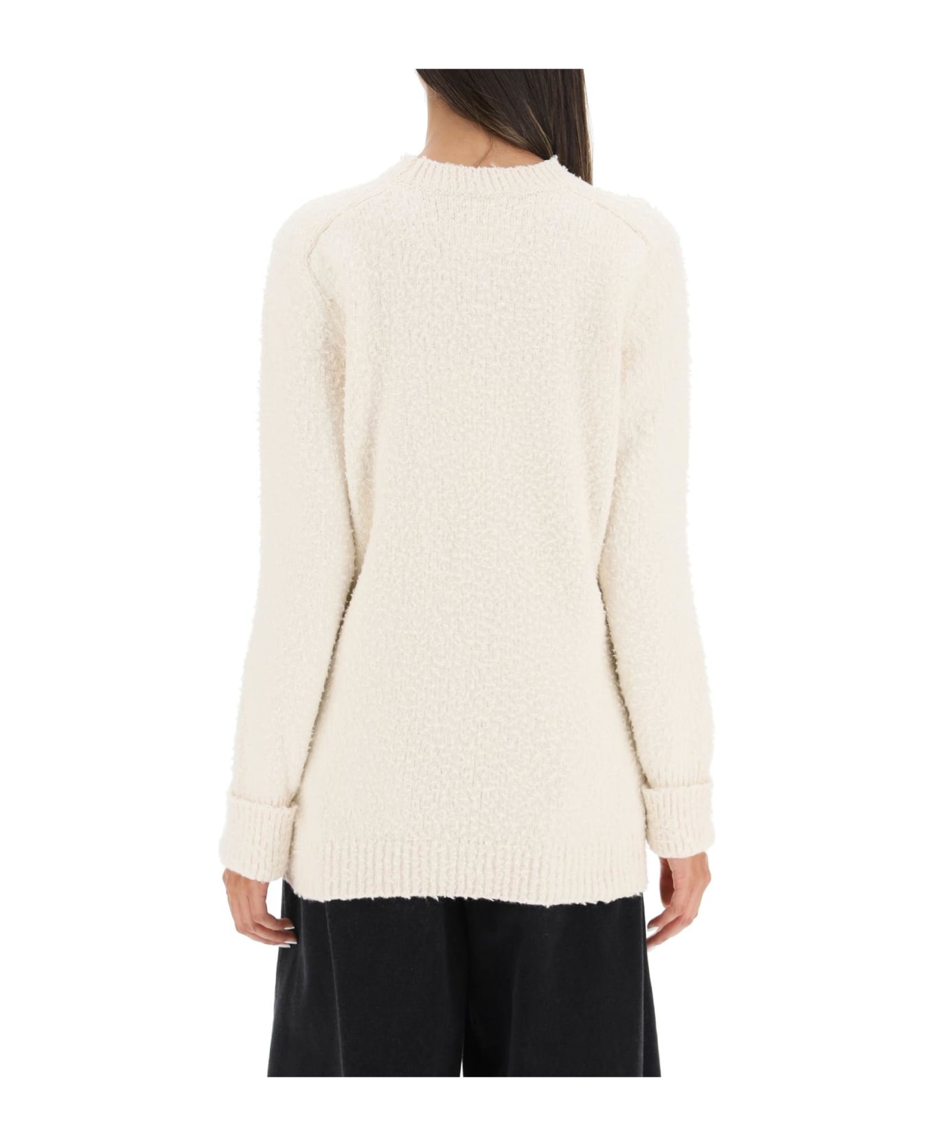Maison Margiela Pilling Effect Knit Sweater - OFF WHITE (White) ニットウェア