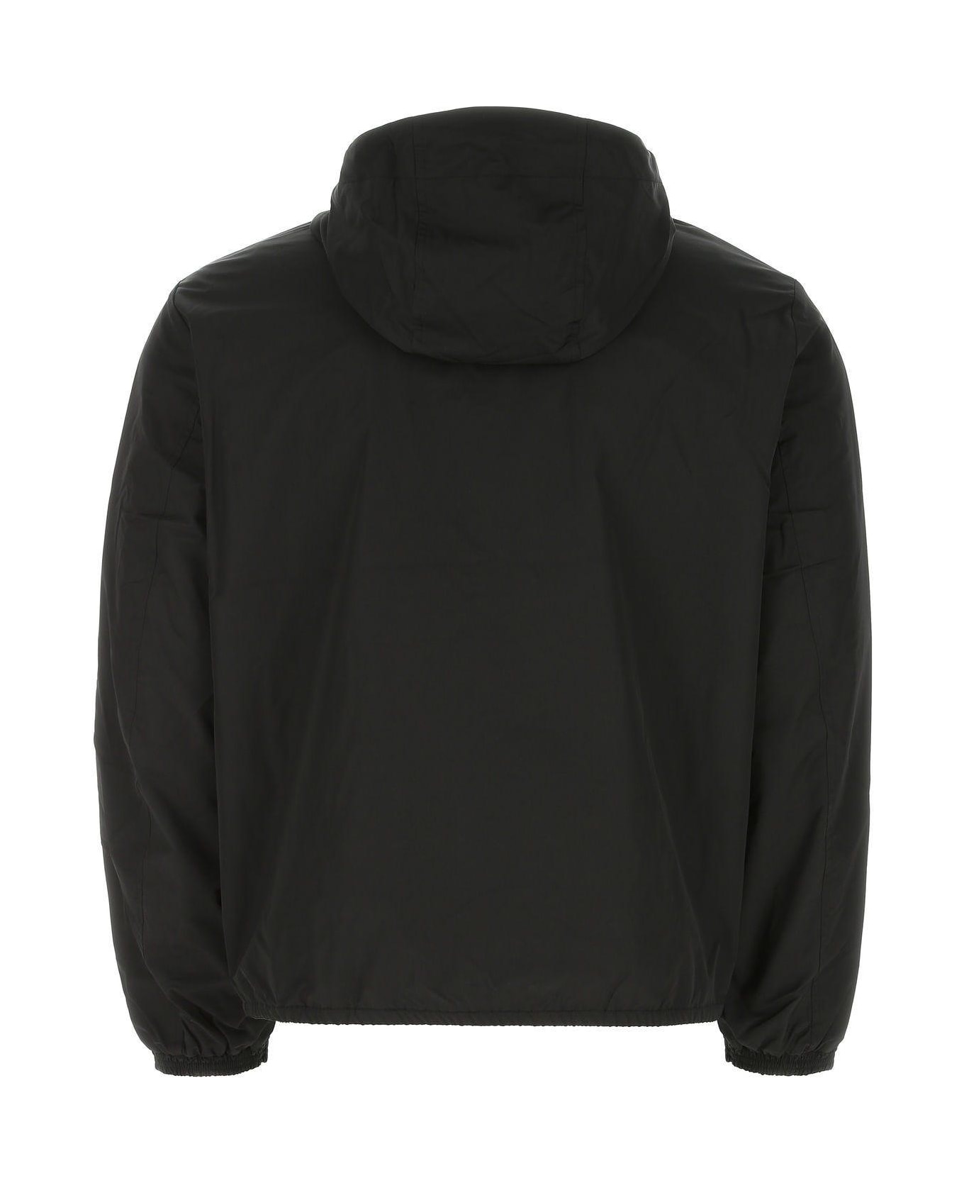 Emporio Armani Black Polyester Jacket - Black