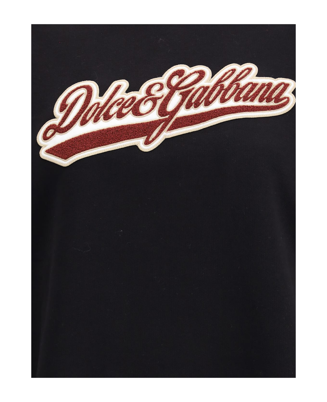 Dolce 
Gabbana Cotton Sweatshirt With Patch