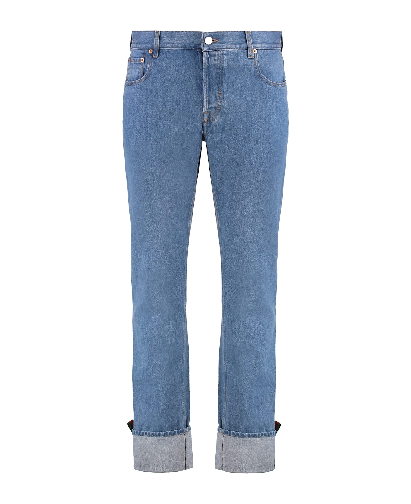 Gucci 5-pocket Straight-leg Jeans - Denim