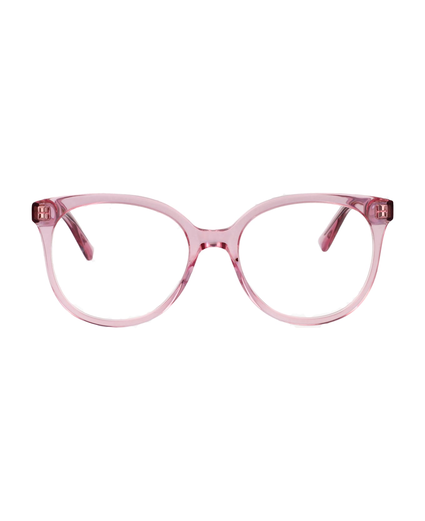 Alexander McQueen Eyewear Am0540o Glasses - PINK-PINK-TRANSPARENT