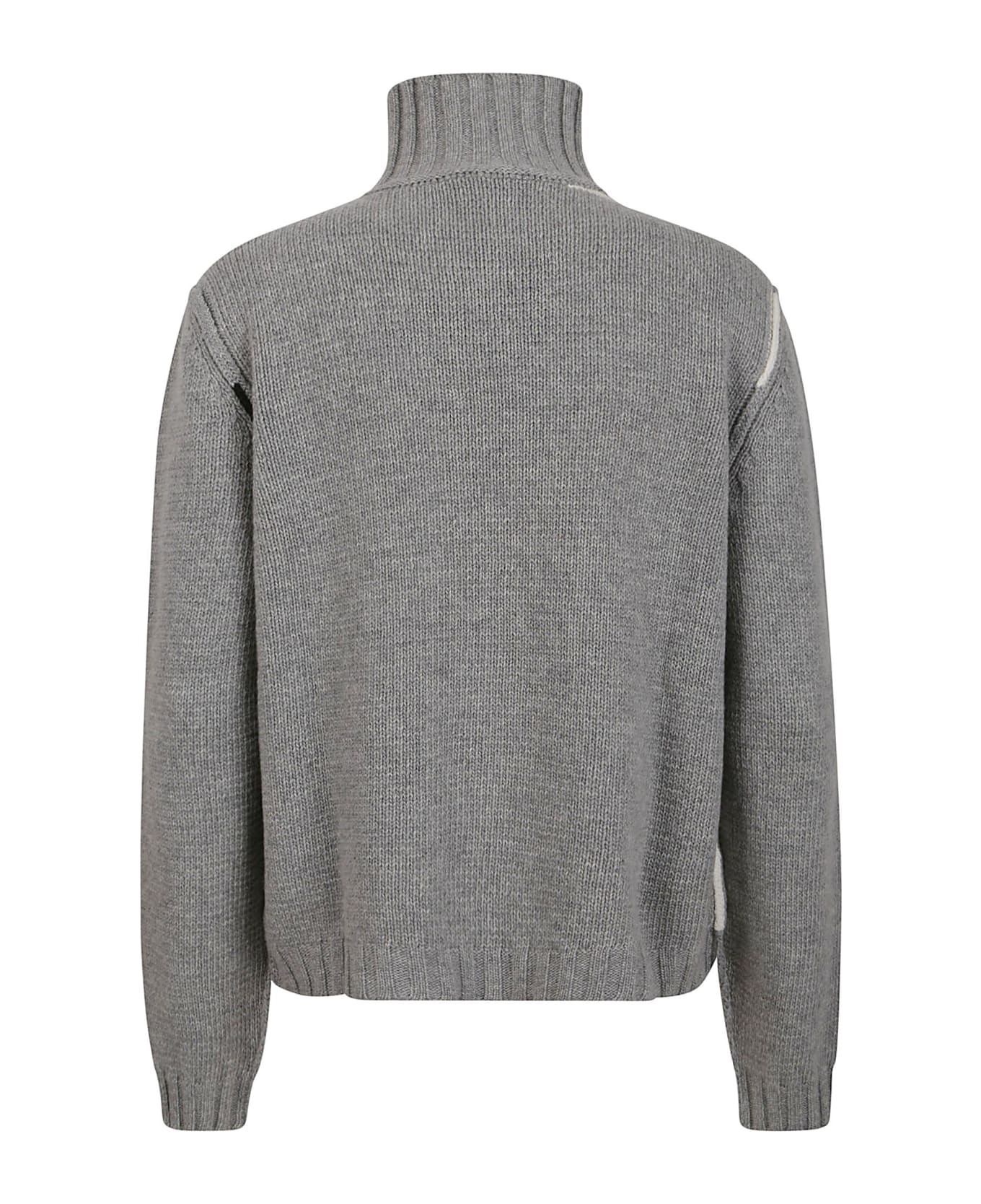 Cividini Sweaters Grey - Grey ニットウェア