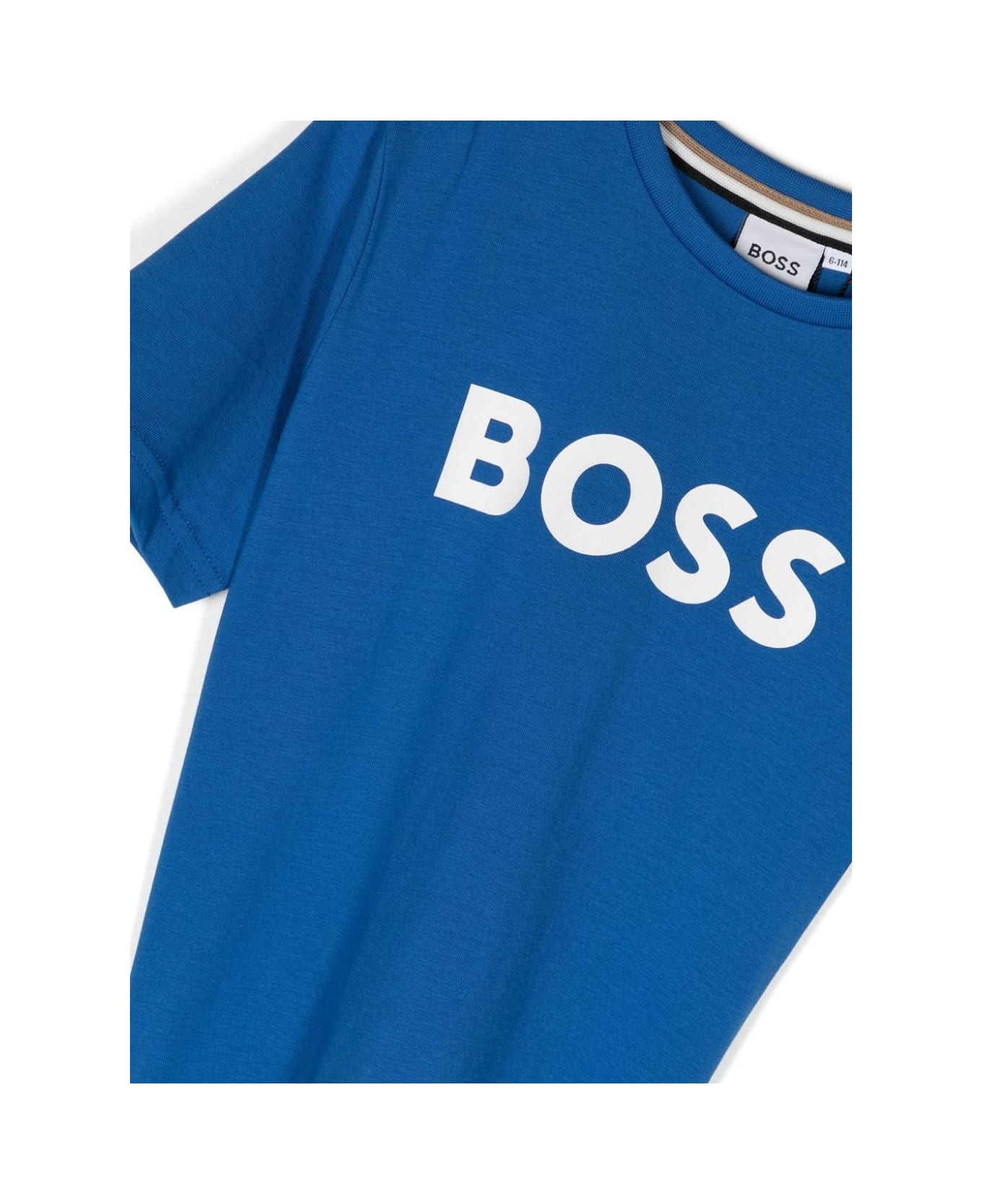 Hugo Boss T-shirt Con Logo - Blue Tシャツ＆ポロシャツ