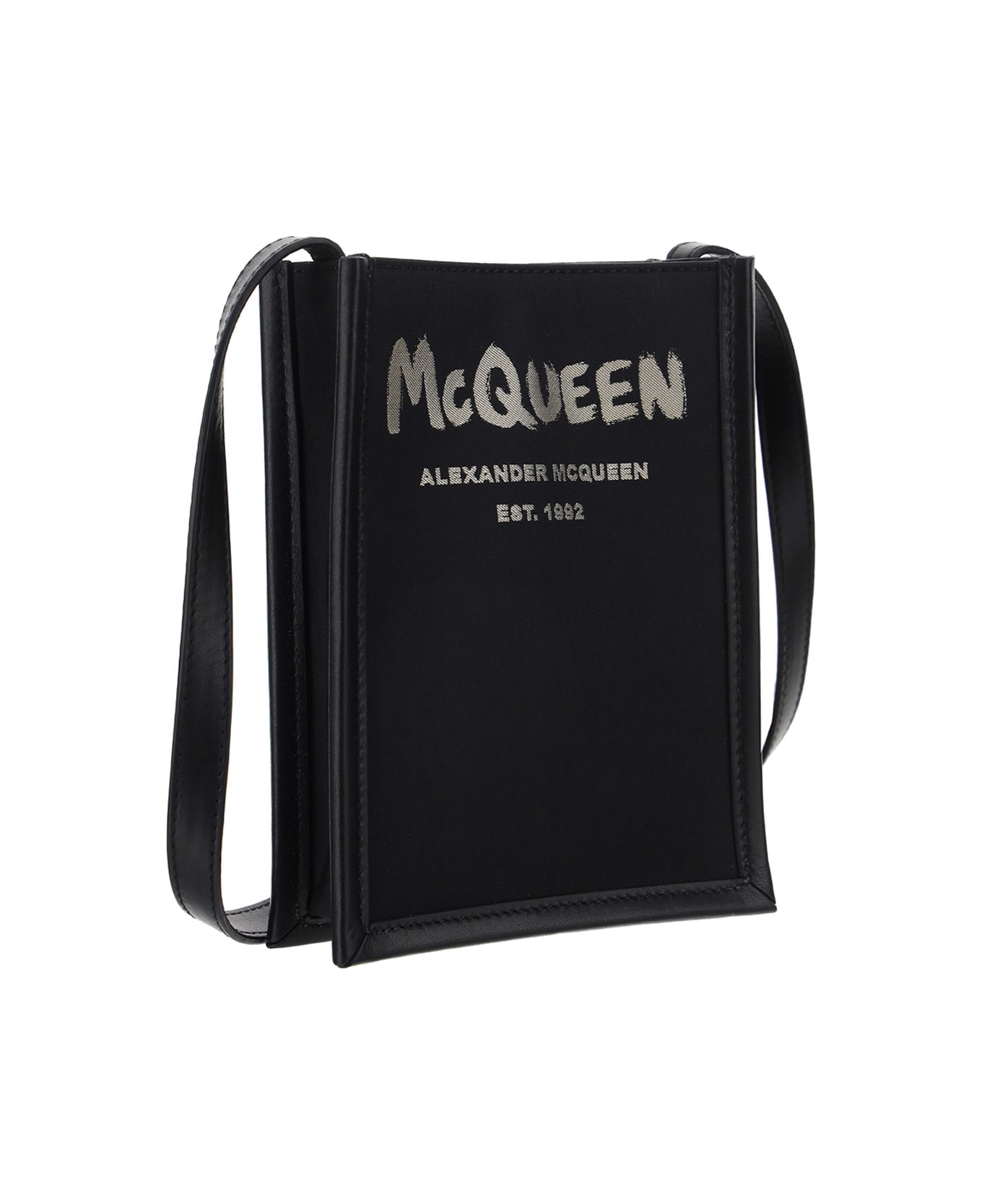 Alexander McQueen Alexander Mc Queen Mini Crossbody Bag - Black/off White