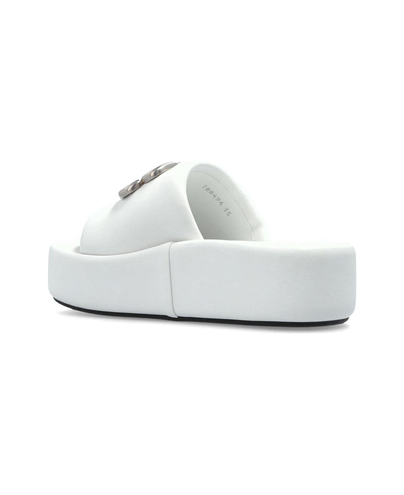Balenciaga Rise Platform Sandals - White サンダル