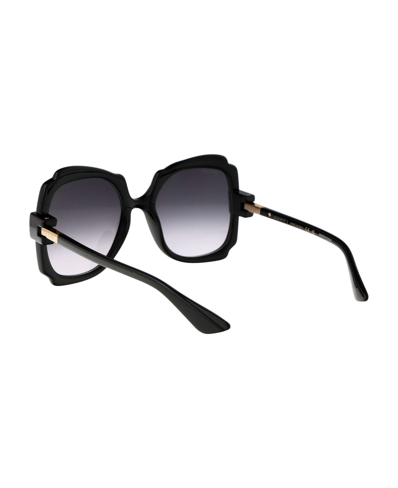 Gucci Eyewear Gg1431s Sunglasses - 001 BLACK BLACK GREY