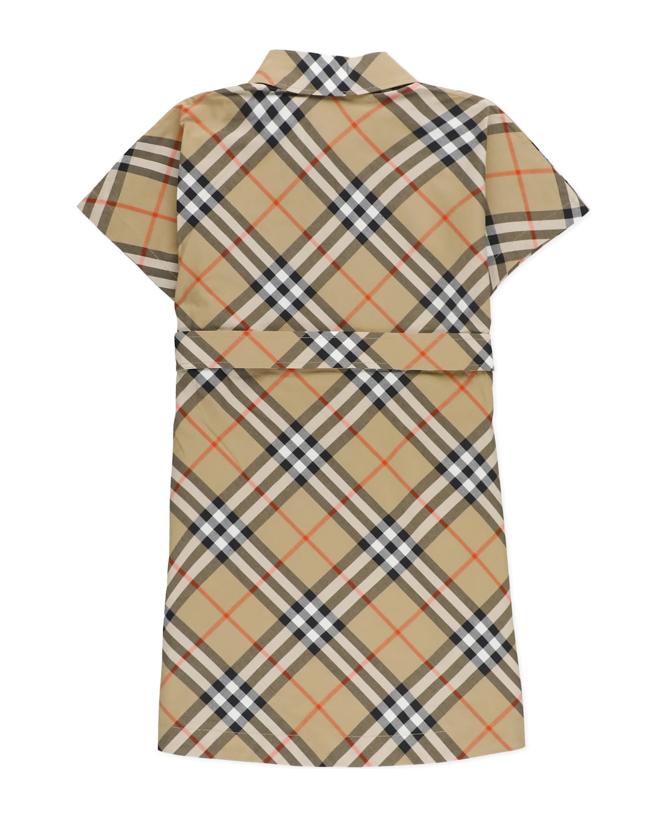 Burberry Check Dress - Beige