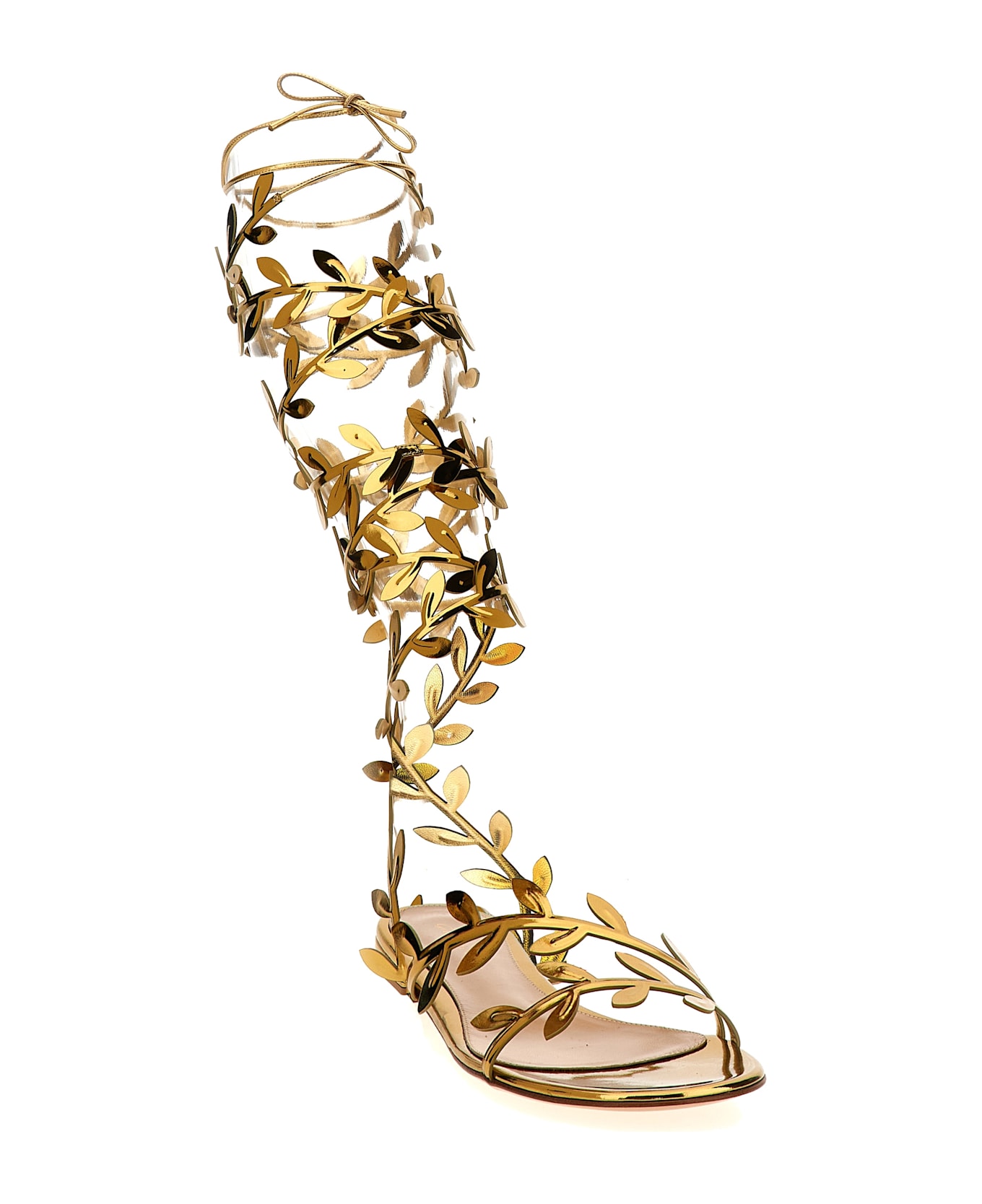 Gianvito Rossi 'flavia Galdiator' Sandals - Gold