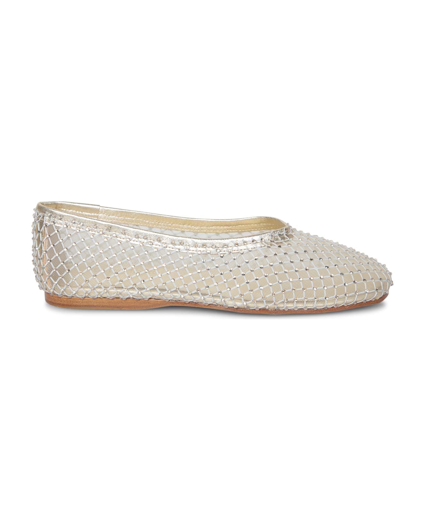 Forte_Forte Rhinestones Beige Balet Shoes - Beige