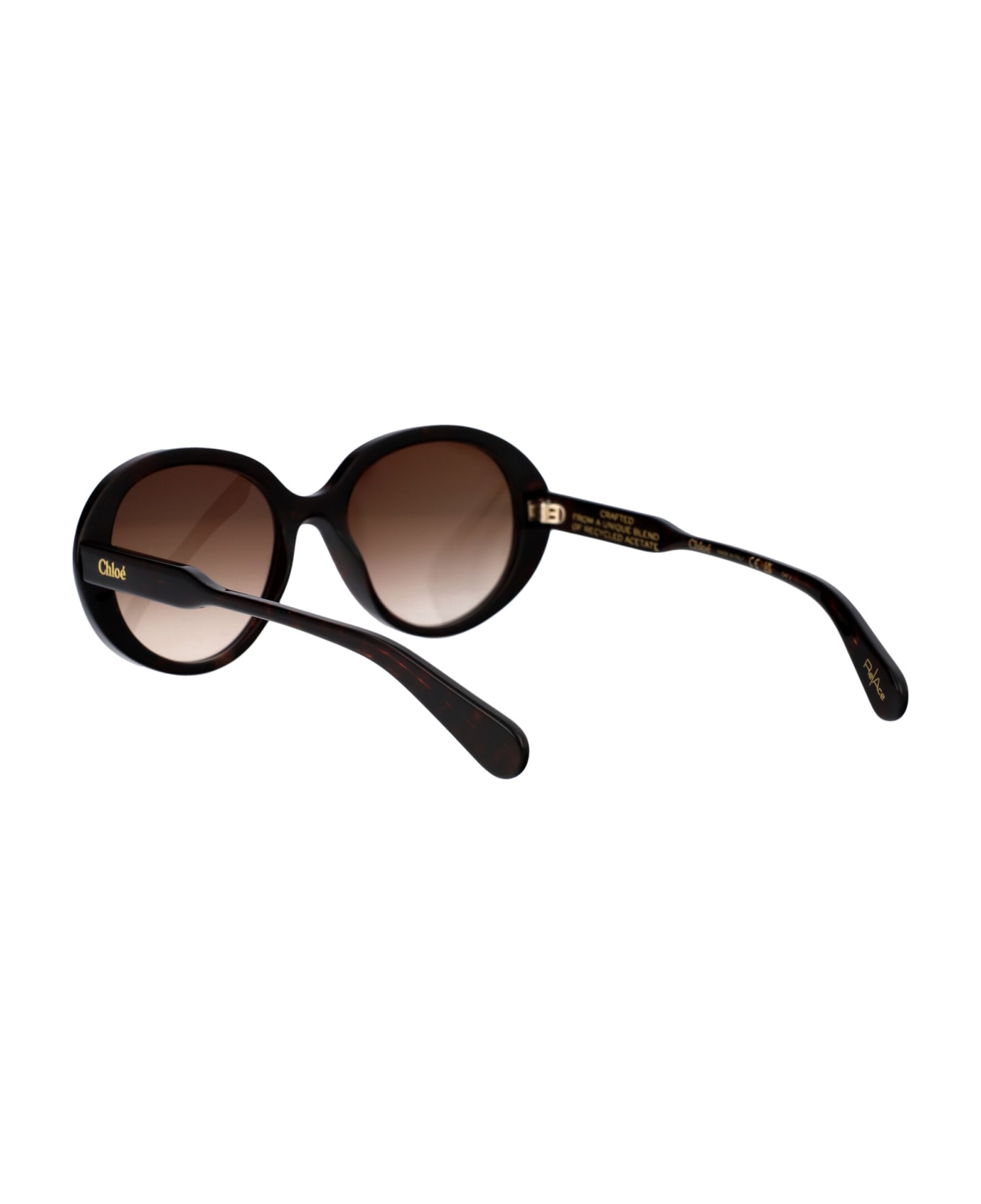 Chloé Eyewear Ch0221s Sunglasses - 002 HAVANA HAVANA BROWN