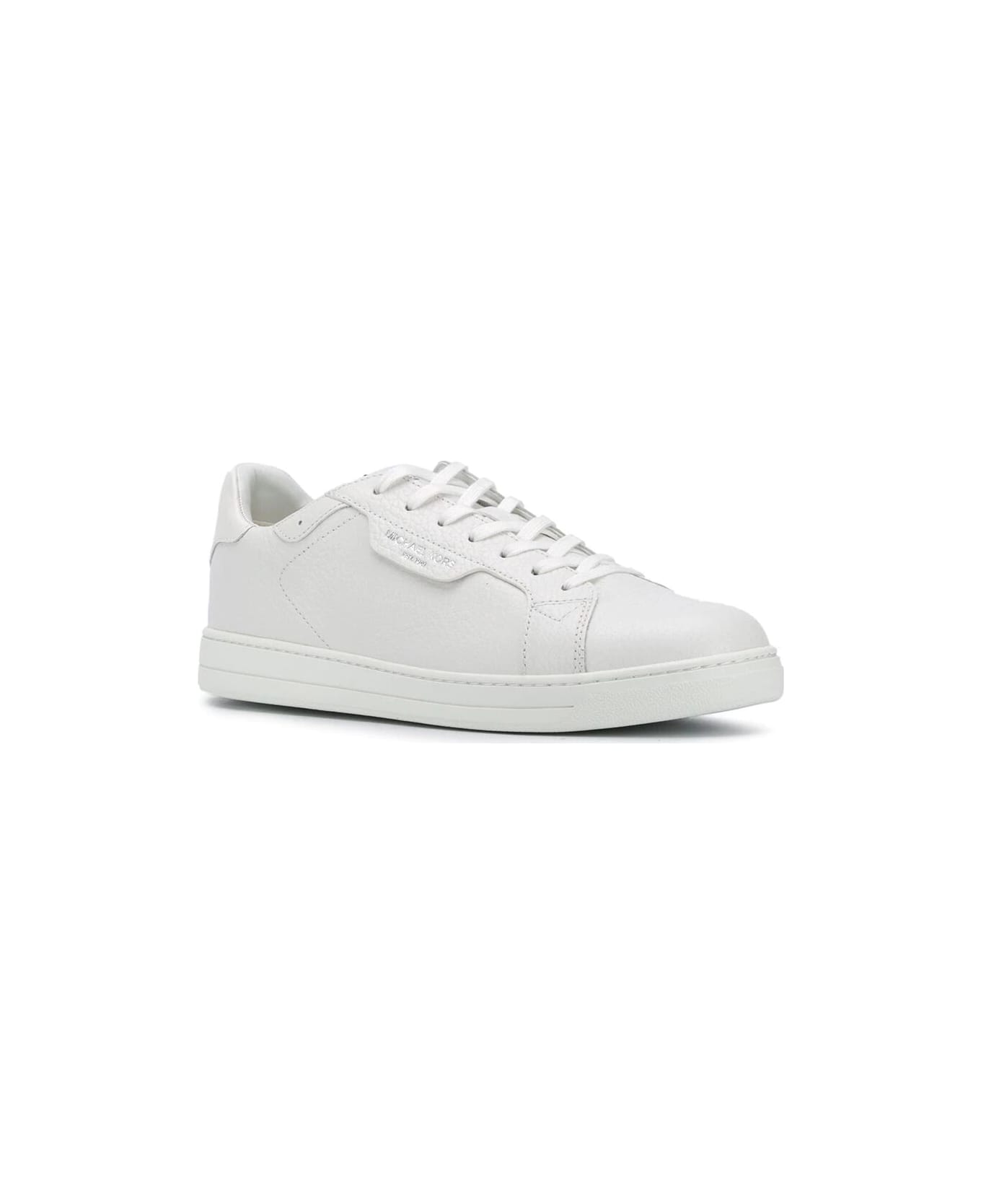 Michael Kors Keating Lace-up Sneakers - Optical White