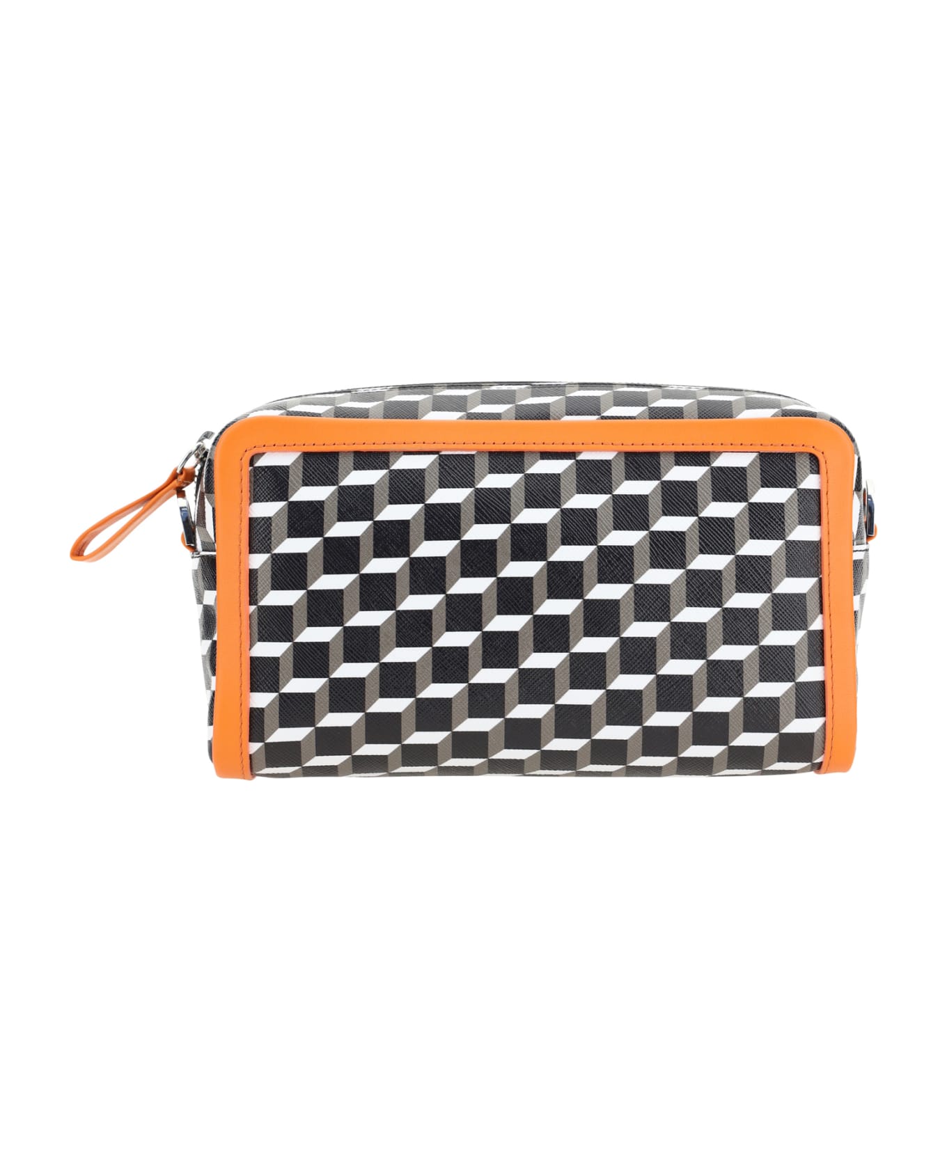 Pierre Hardy Cube Box Shoulder Bag - Black/white/orange クラッチバッグ