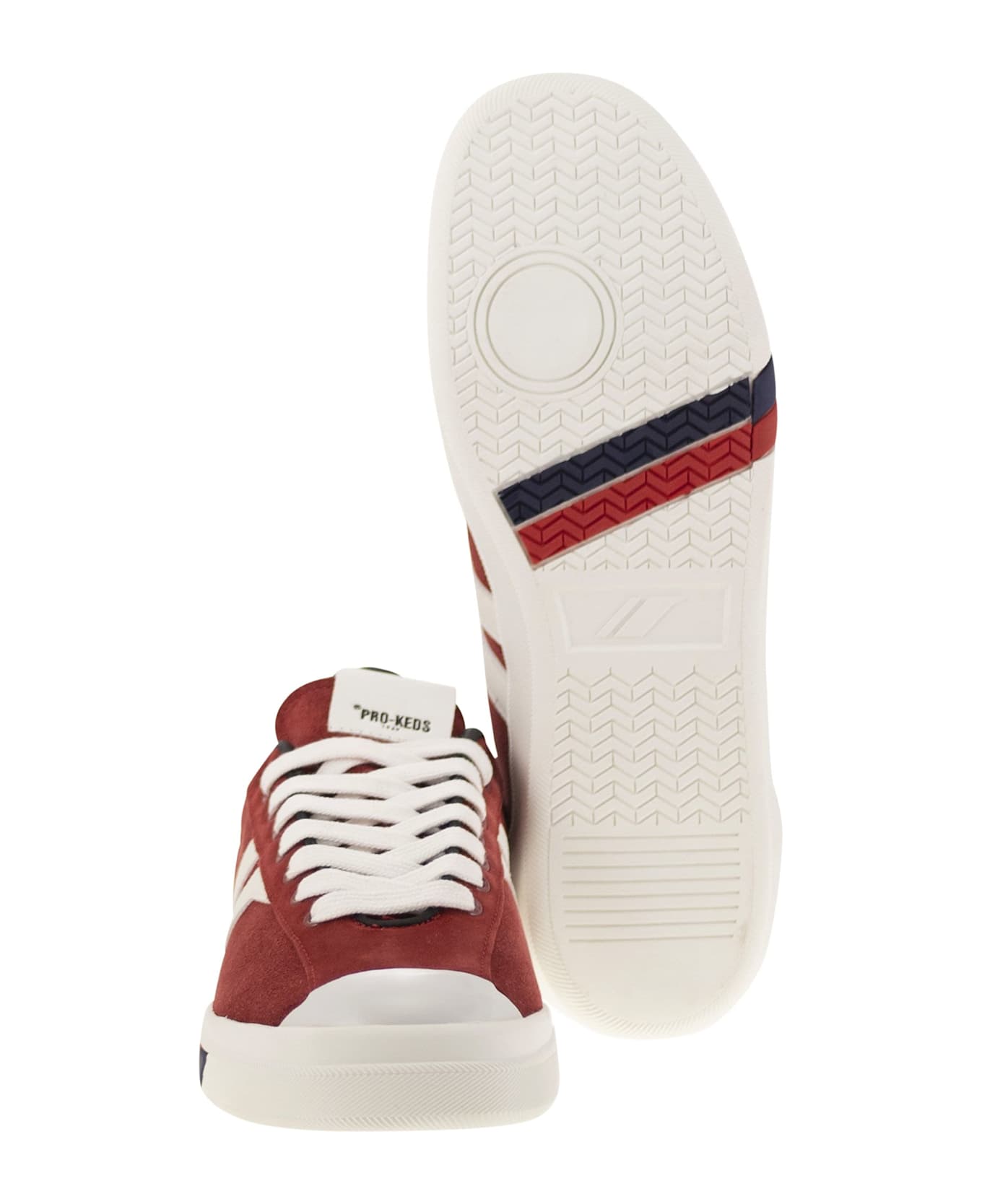 PRO-Keds Court Ace - Suede Sneaker - Red