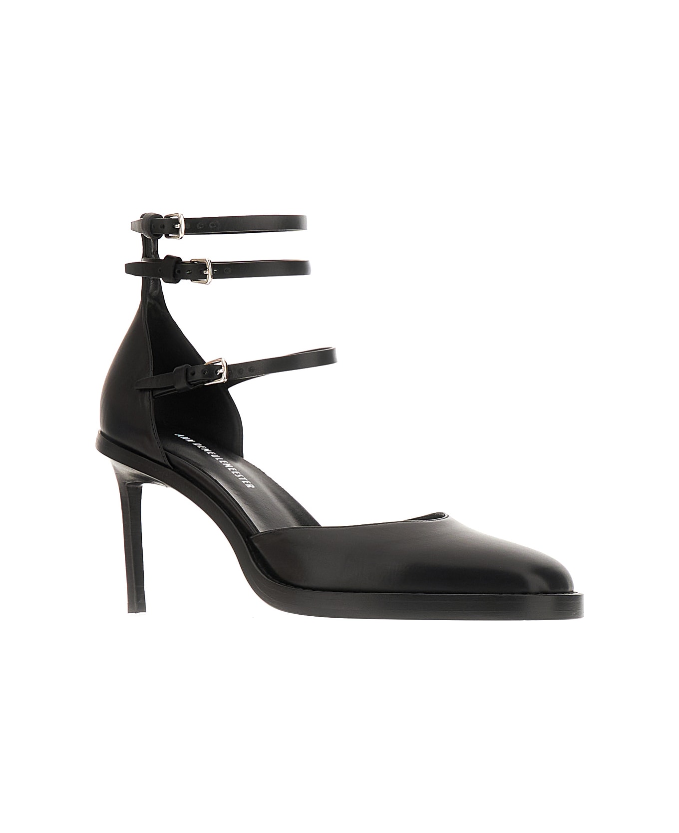 Ann Demeulemeester Black Leather Pumps - 099