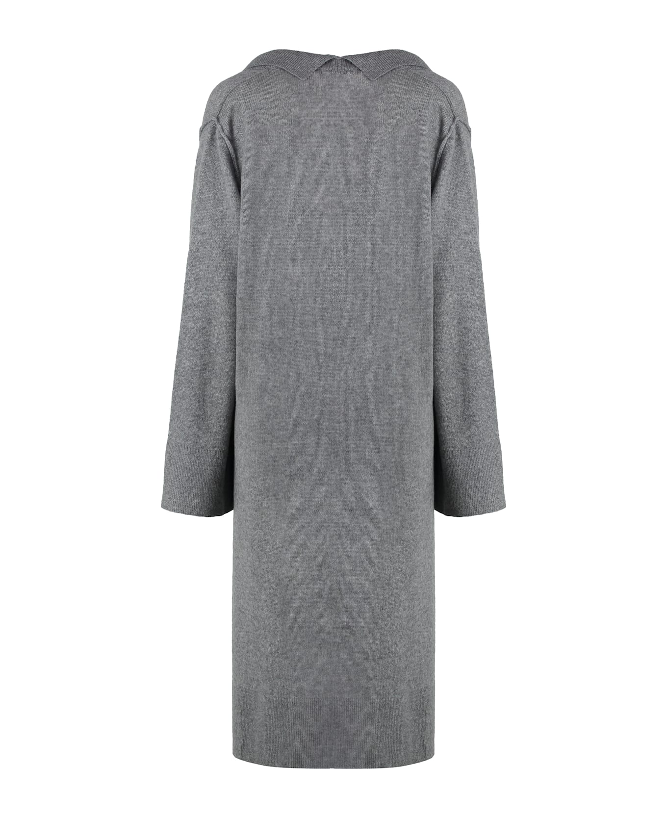 Malo Cashmere Maxi-cardigan - grey