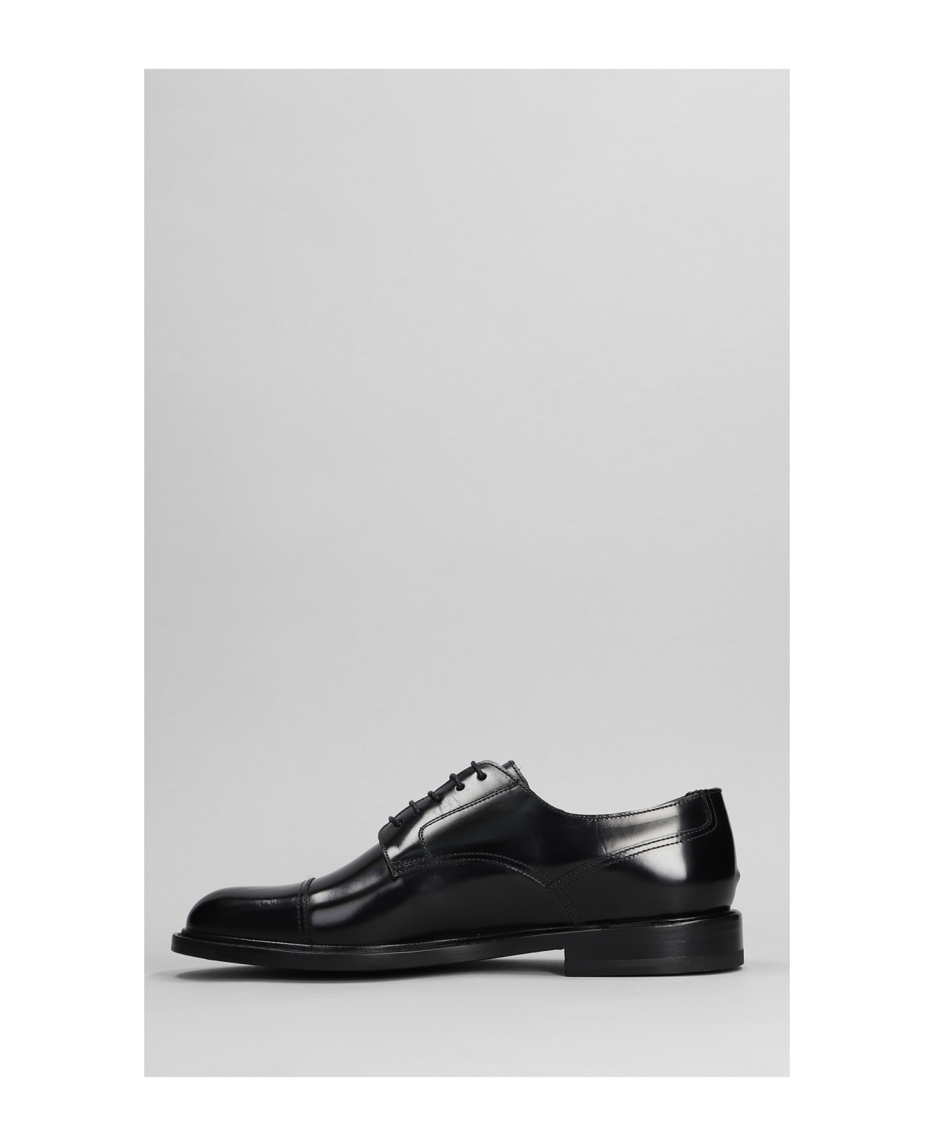 Tagliatore 0205 Casey Lace Up Shoes In Black Leather - black ローファー＆デッキシューズ