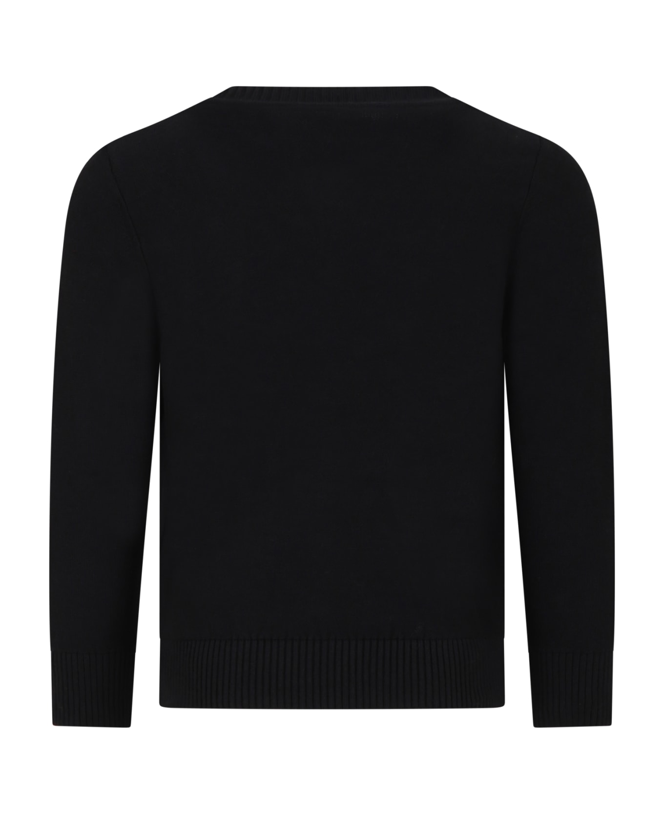 Calvin Klein Black Sweater For Boy With Logo - Black