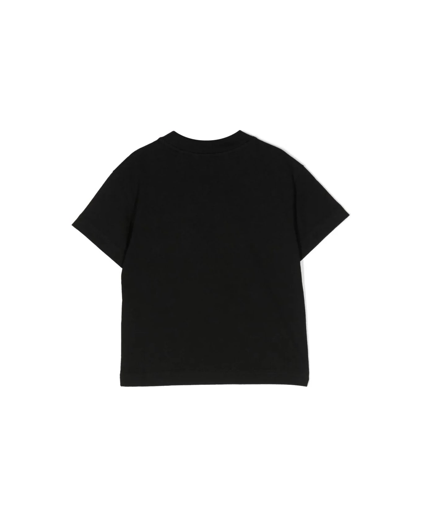 Palm Angels Black T-shirt With Logo - Black