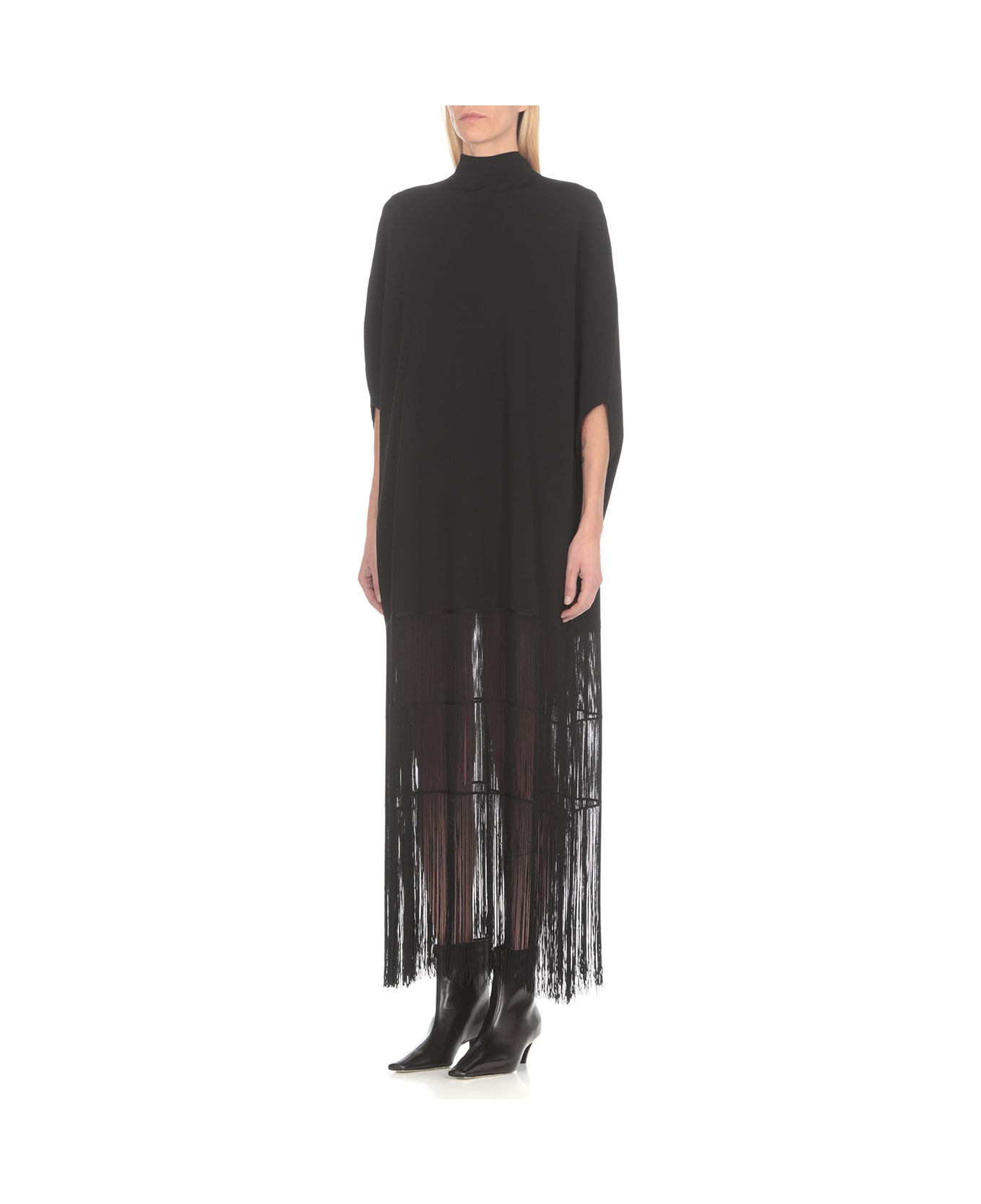 Khaite The Olson Long Dress - Black