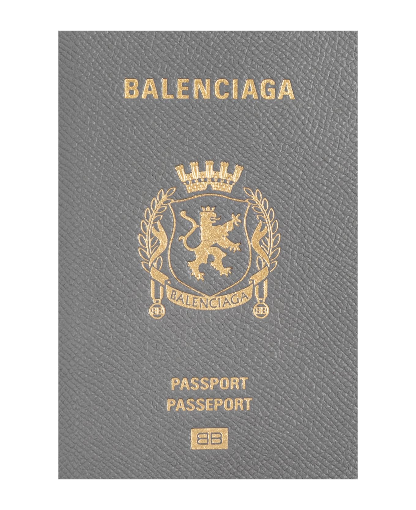 Balenciaga Leather Wallet - GREY