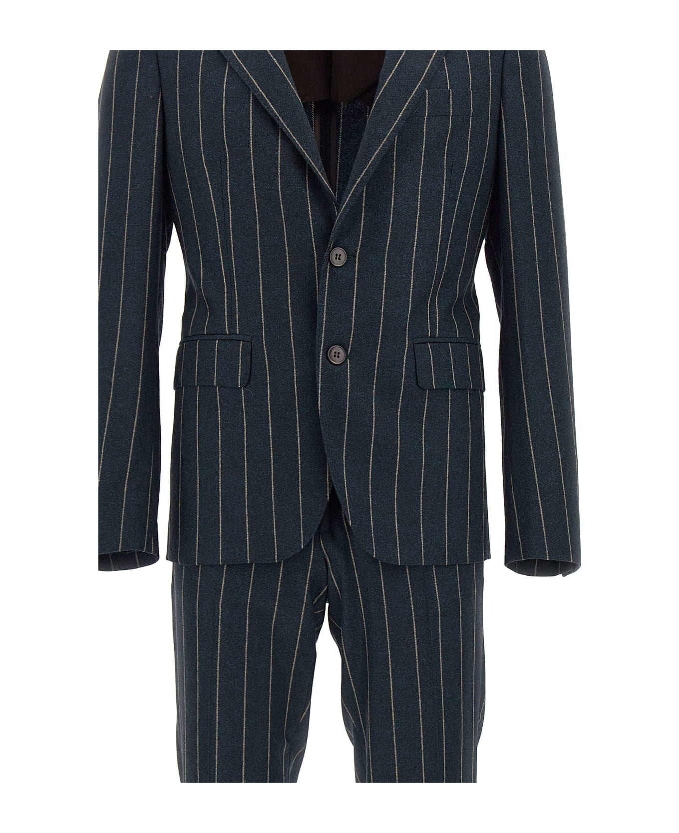 Brian Dales Wool And Cashmere Suit - BLACK
