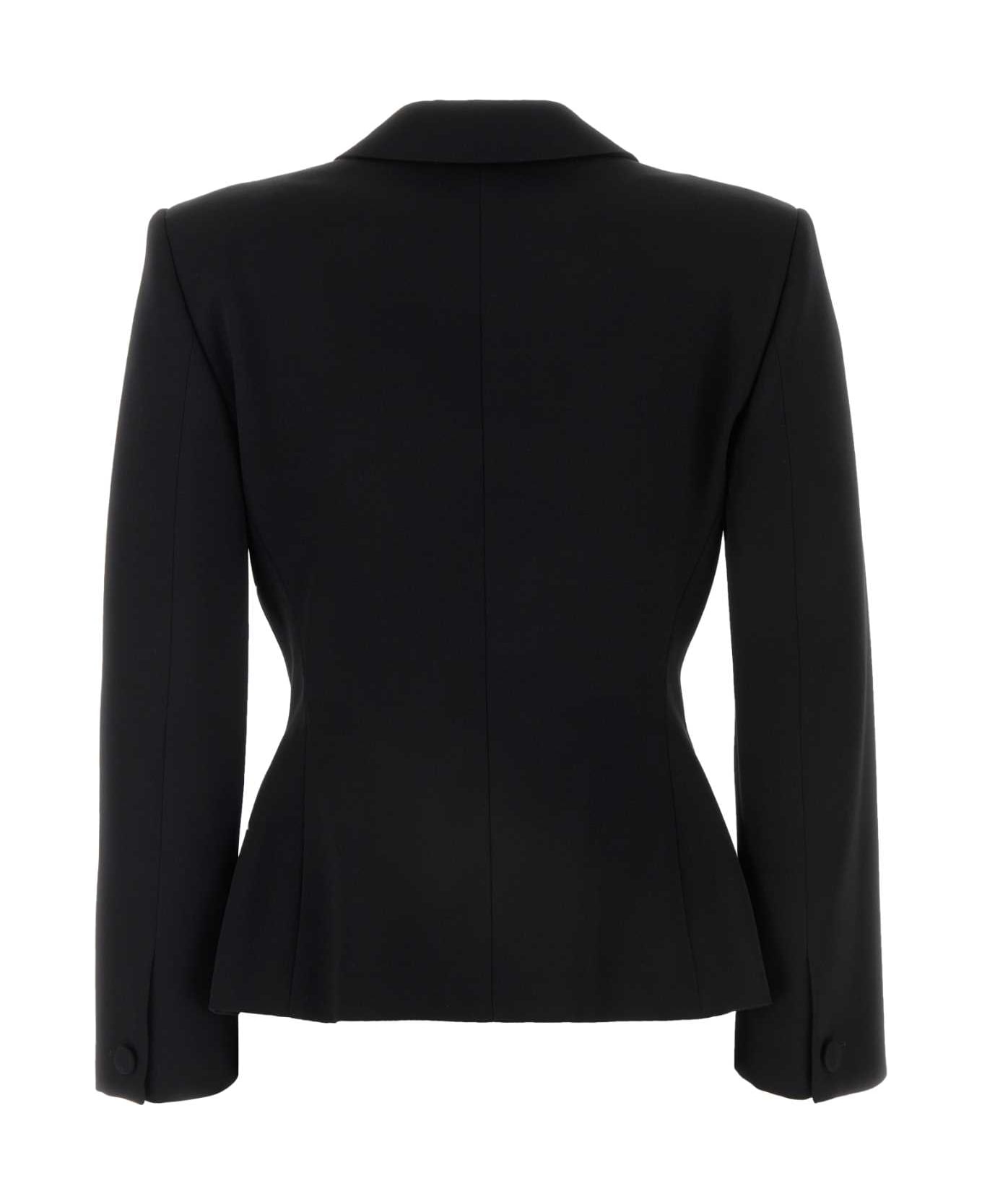 Givenchy Black Wool Blazer - BLACK