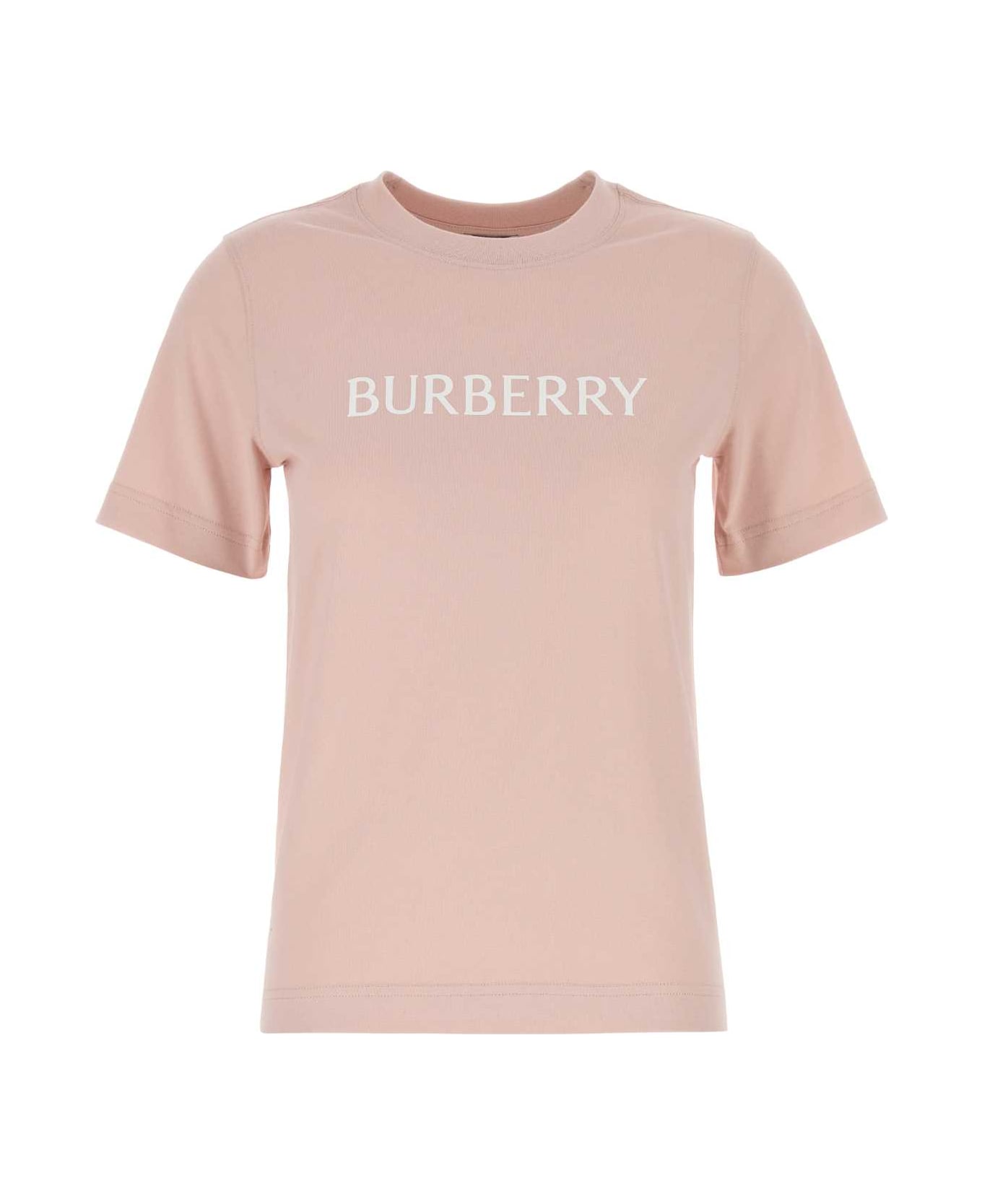 Burberry Pink Cotton T-shirt - BOUQUET