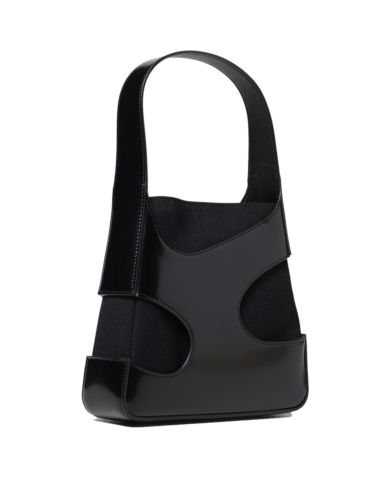 Ferragamo Shoulder Hobo Bag - Black
