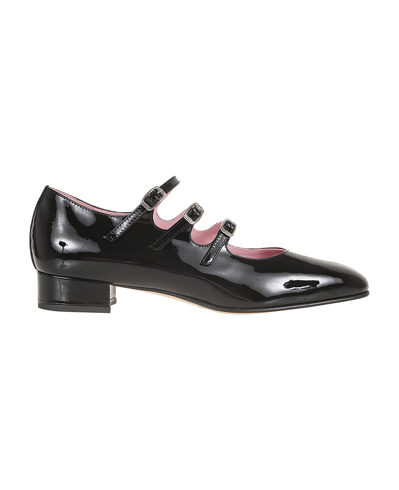 Carel Black Patent Leather Mary Jane - Black