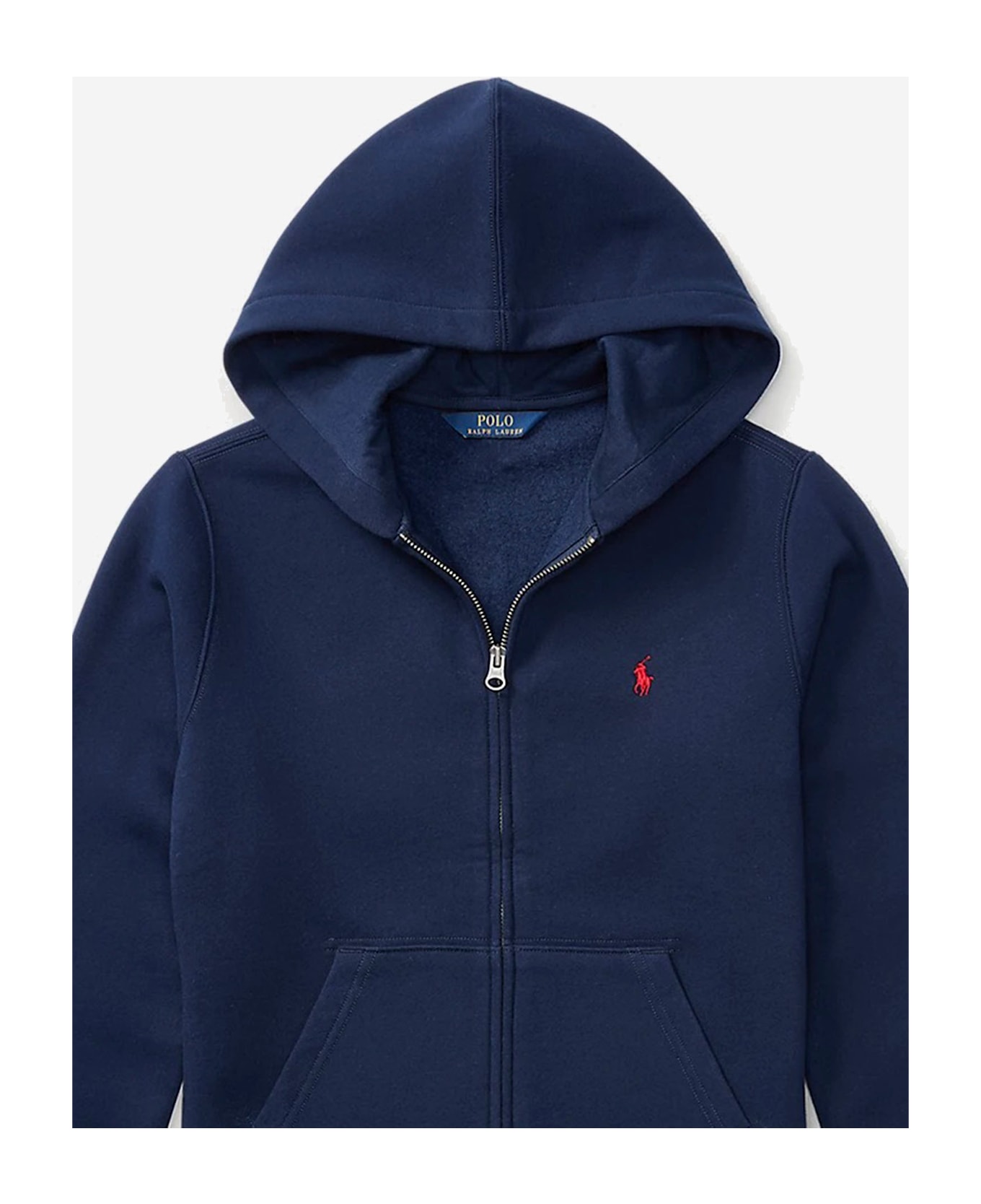 Polo Ralph Lauren Cotton Blend Hoodie - Blue