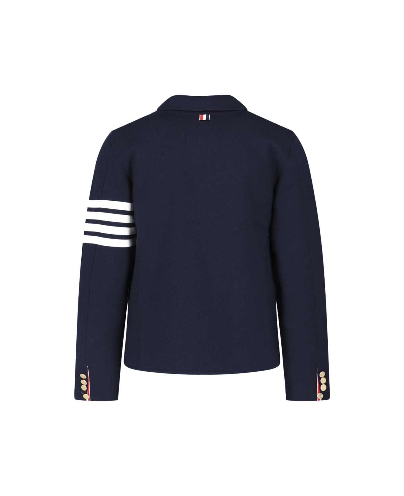 Thom Browne - wool 4-stripes Blazer - Blue