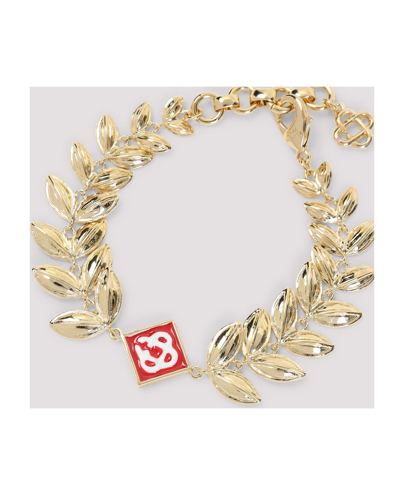 Casablanca Laurel Bracelet - Gold Red