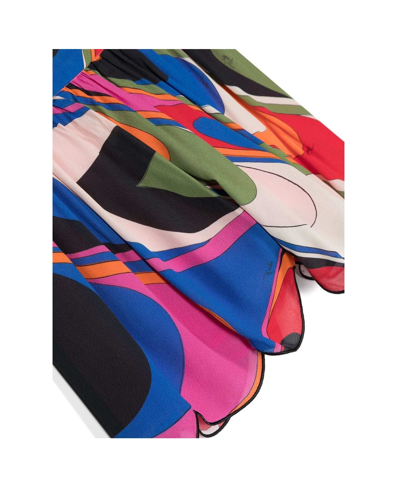 Pucci Multicoloured Wave Print Shorts - Multicolour