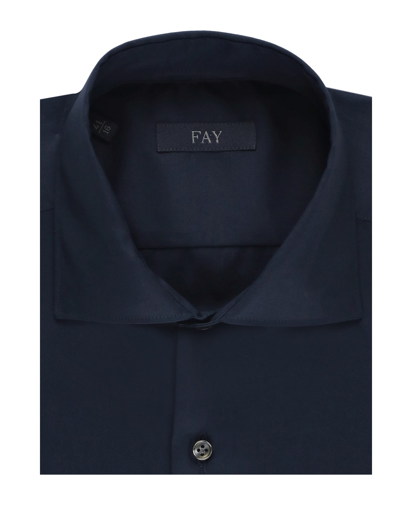 Fay Cotton Shirt - Blue シャツ