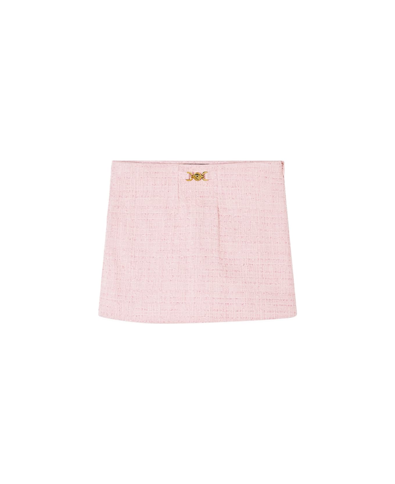 Versace Skirt Cotton Mix Tweed - PINK