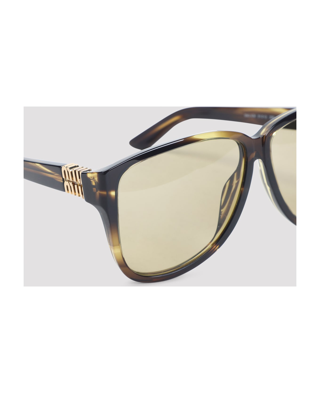 Miu Miu Eyewear Ombre Sunglasses - Or Loden Striato