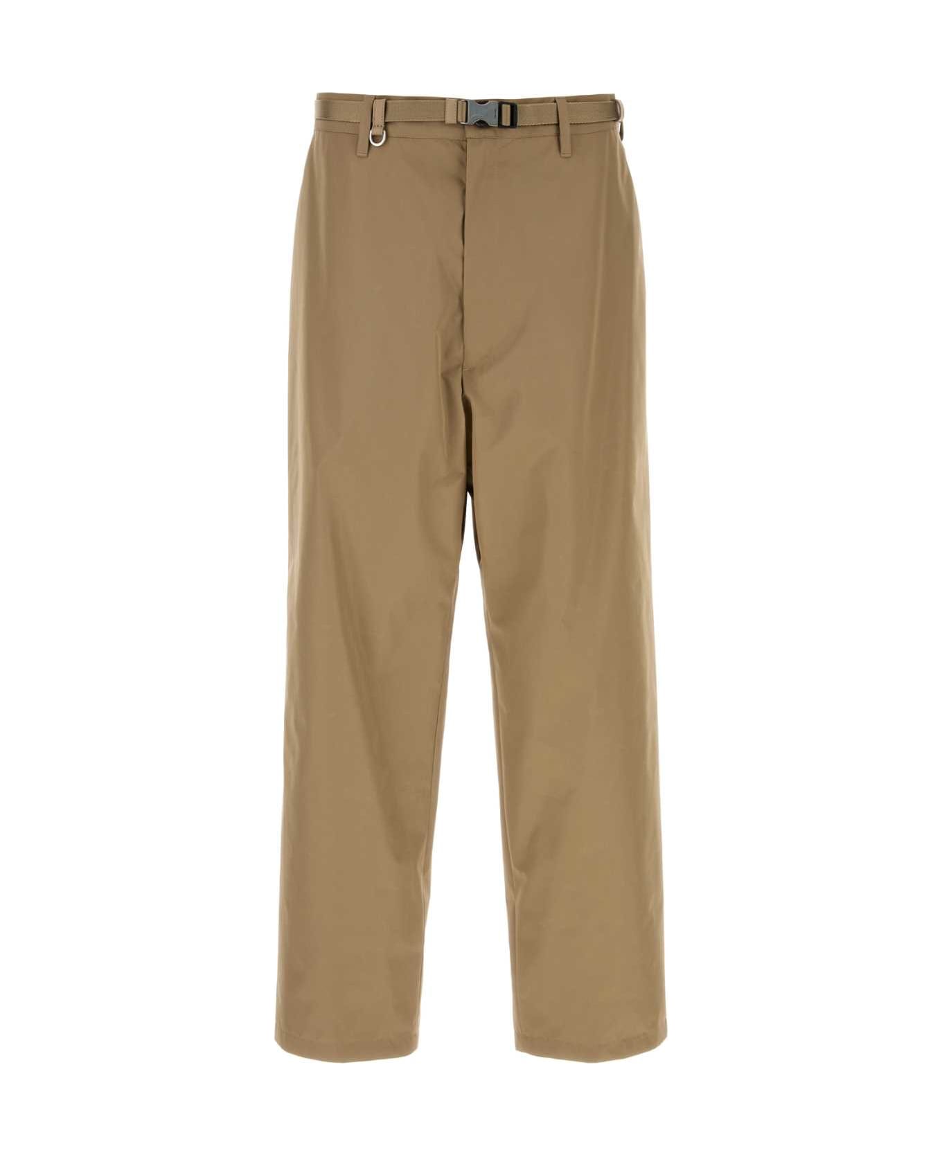 Prada Cappuccino Tech Fabric Pant - KAKI