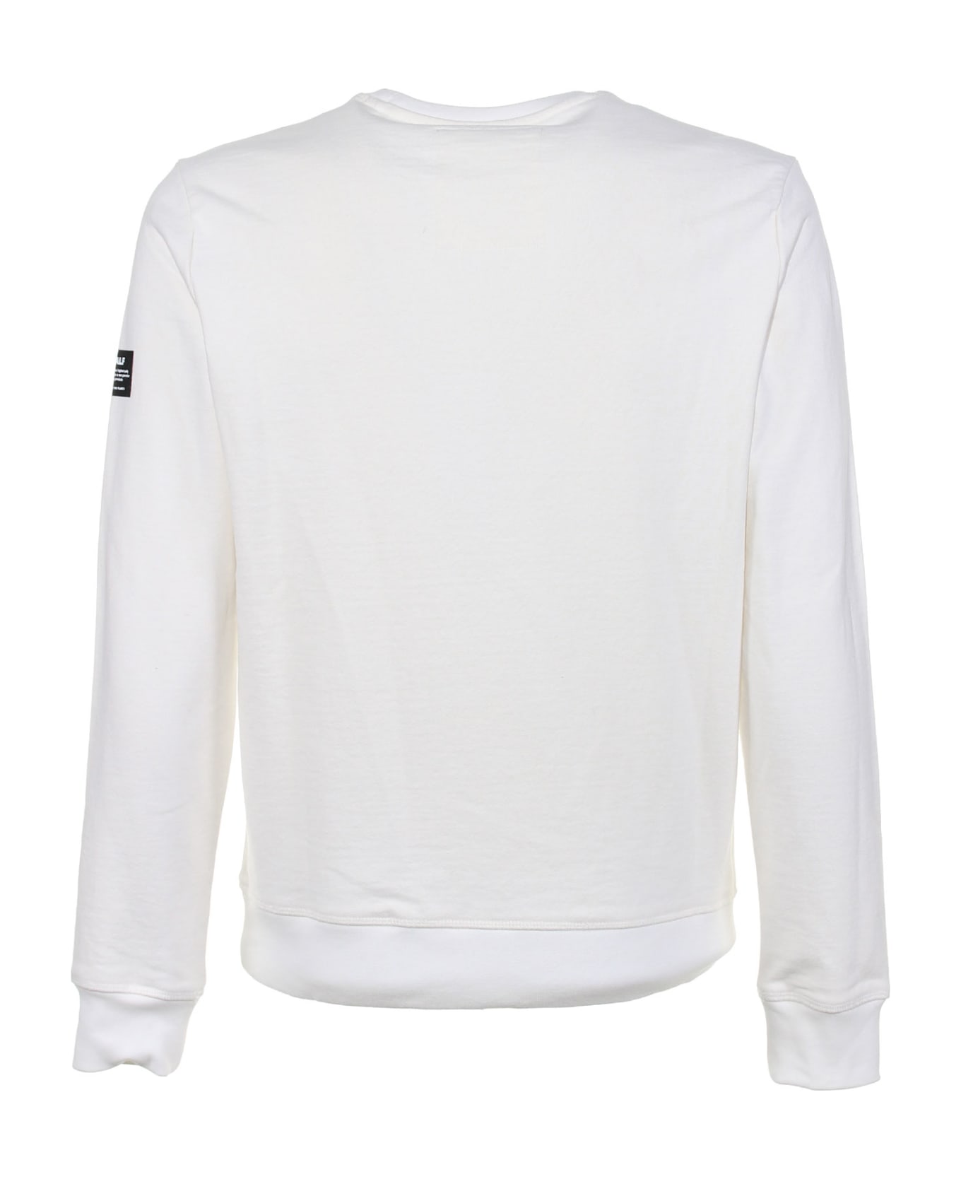 Ecoalf Sweatshirt With Contrasting Details - OFF WHITE